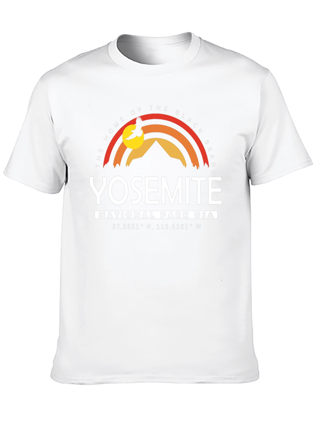 Yosemite National Park Black T-Shirt