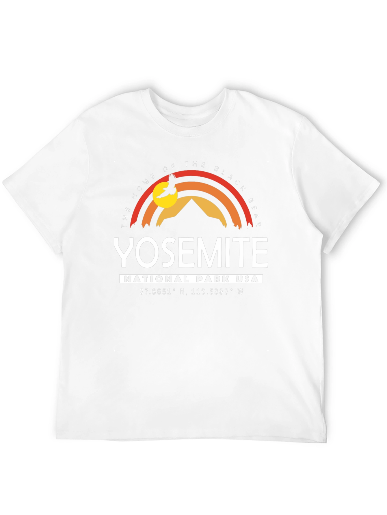 Yosemite National Park Black T-Shirt