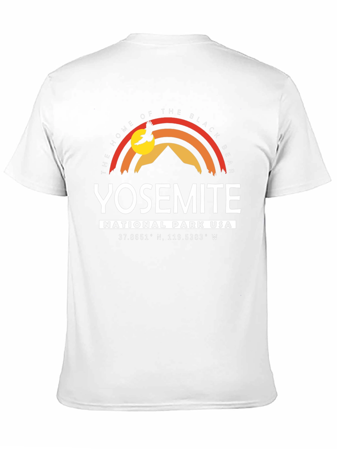 Yosemite National Park Black T-Shirt