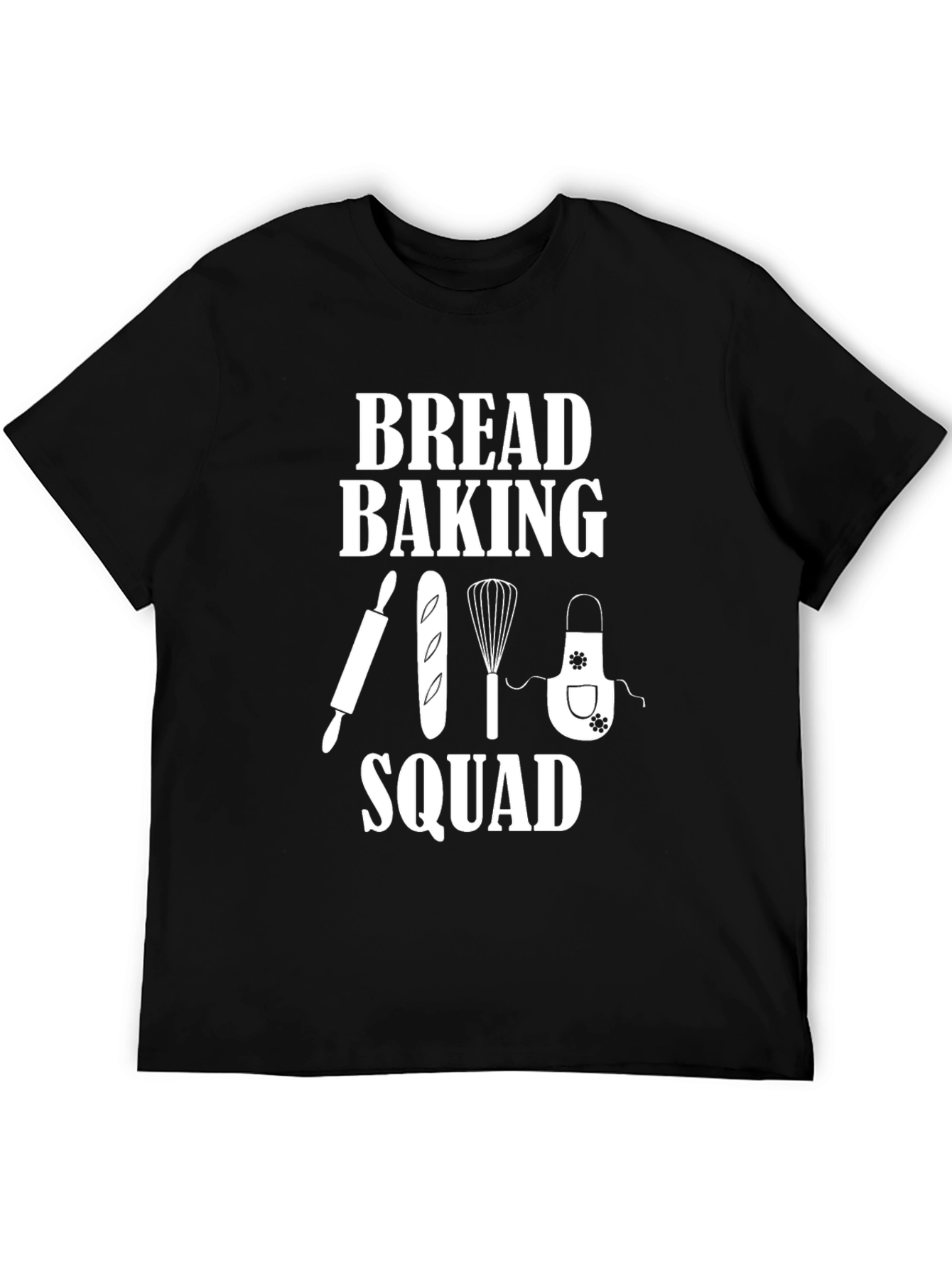 Bread Baking Squad Black T-Shirt
