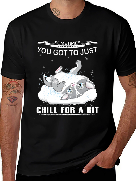 Chill Cat T-Shirt: Relax & Unwind