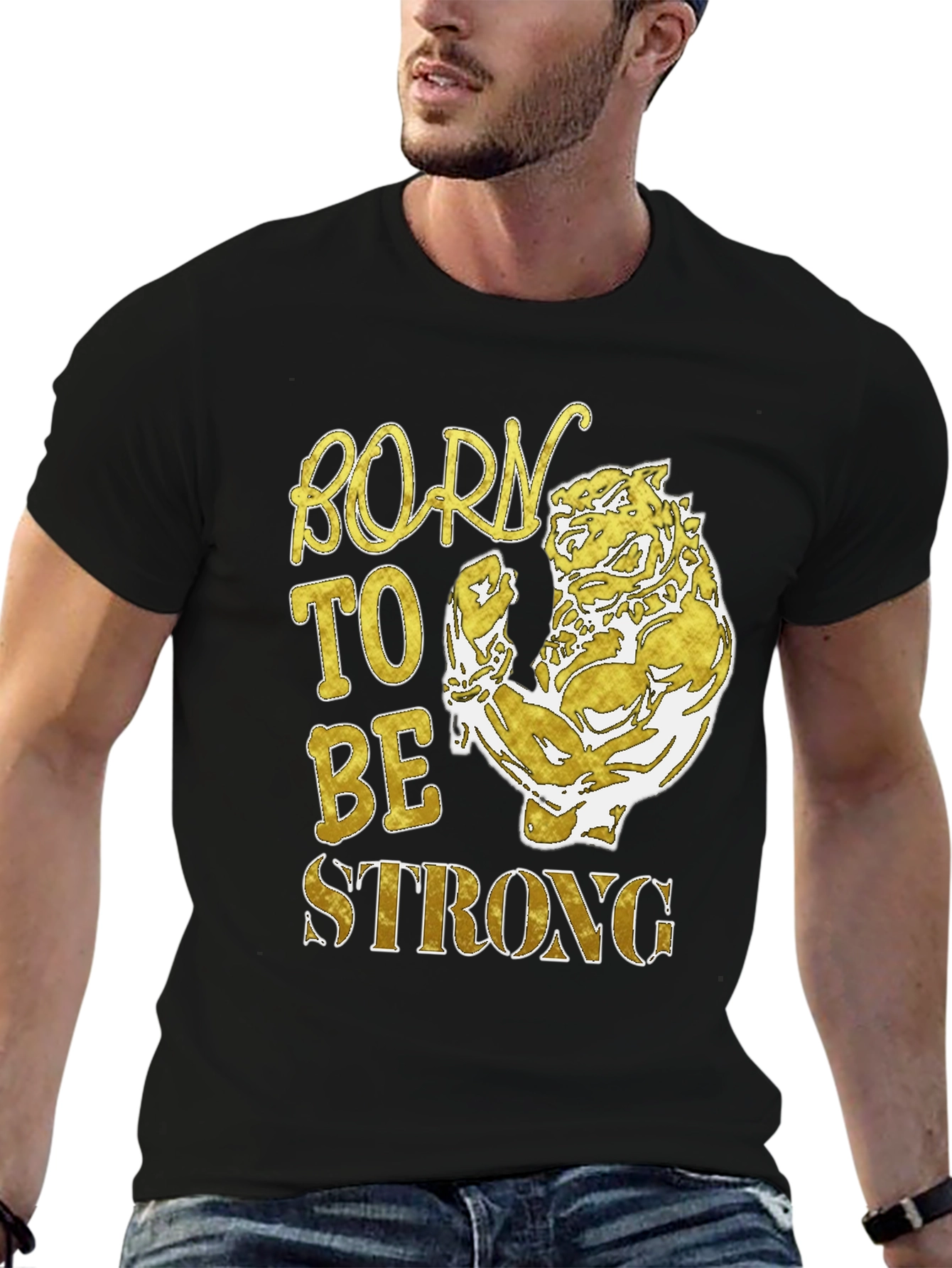 Born To Be Strong Mens T-Shirt