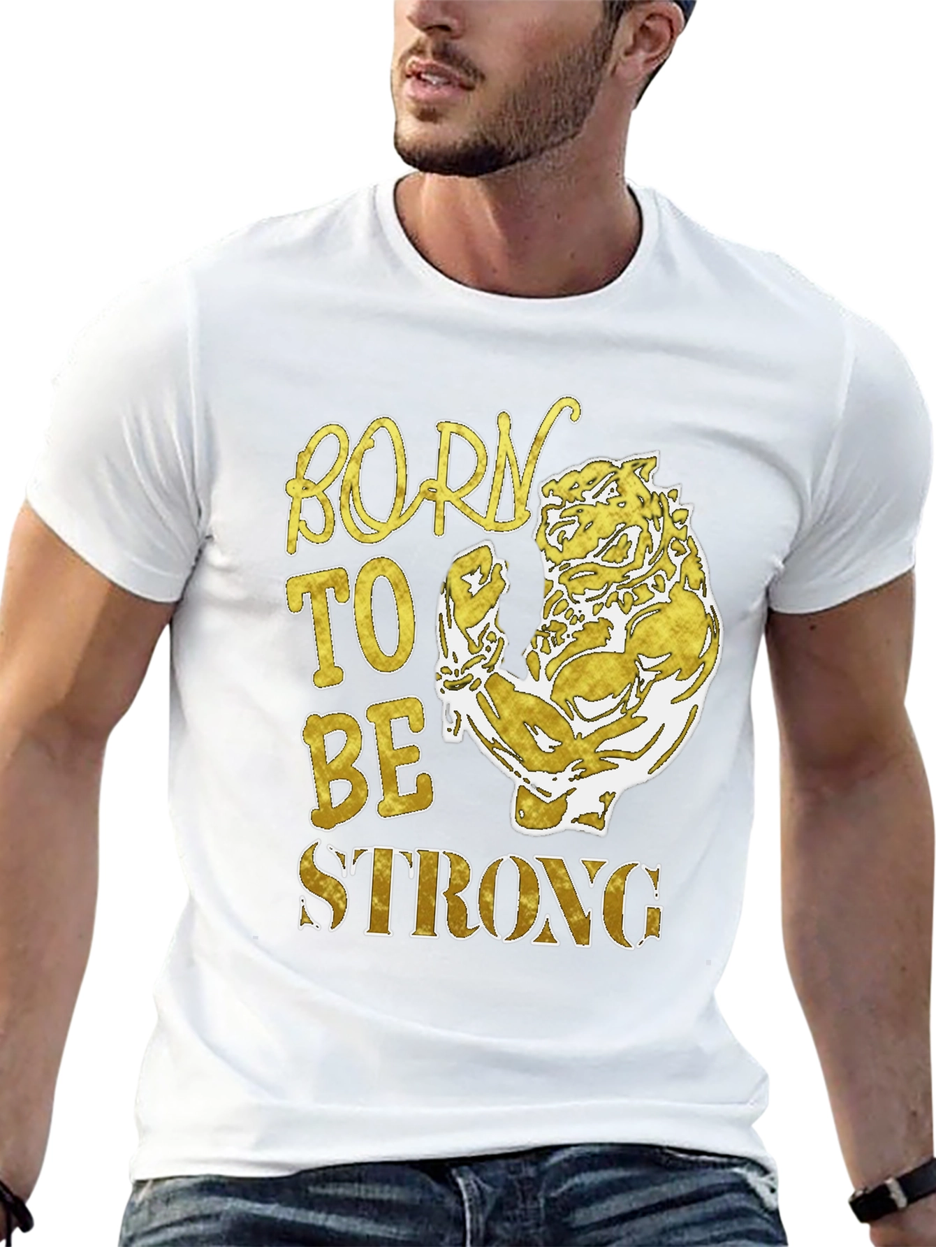 Born To Be Strong Mens T-Shirt