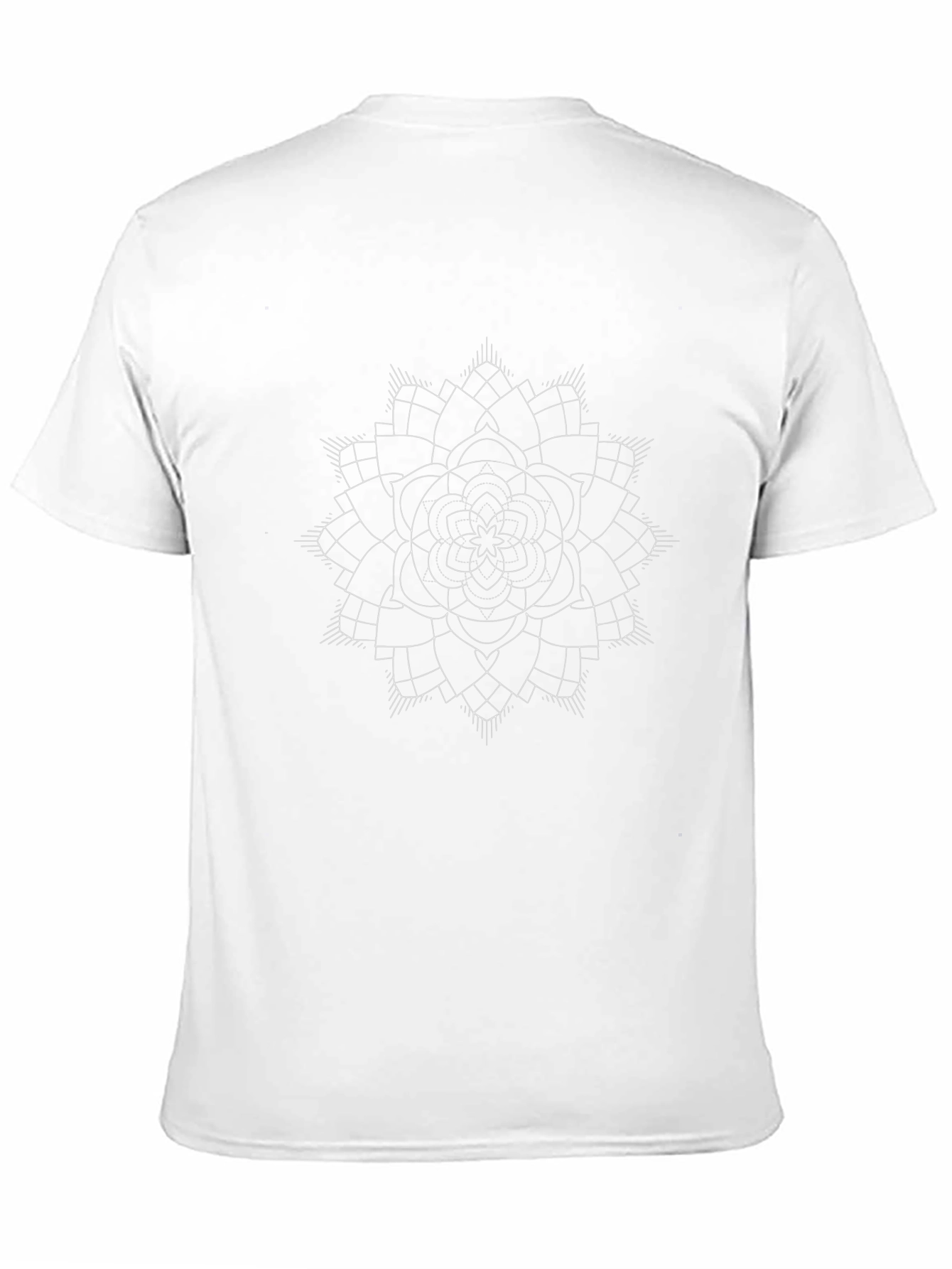 Geometric Mandala T-Shirt - Modern Art Tee