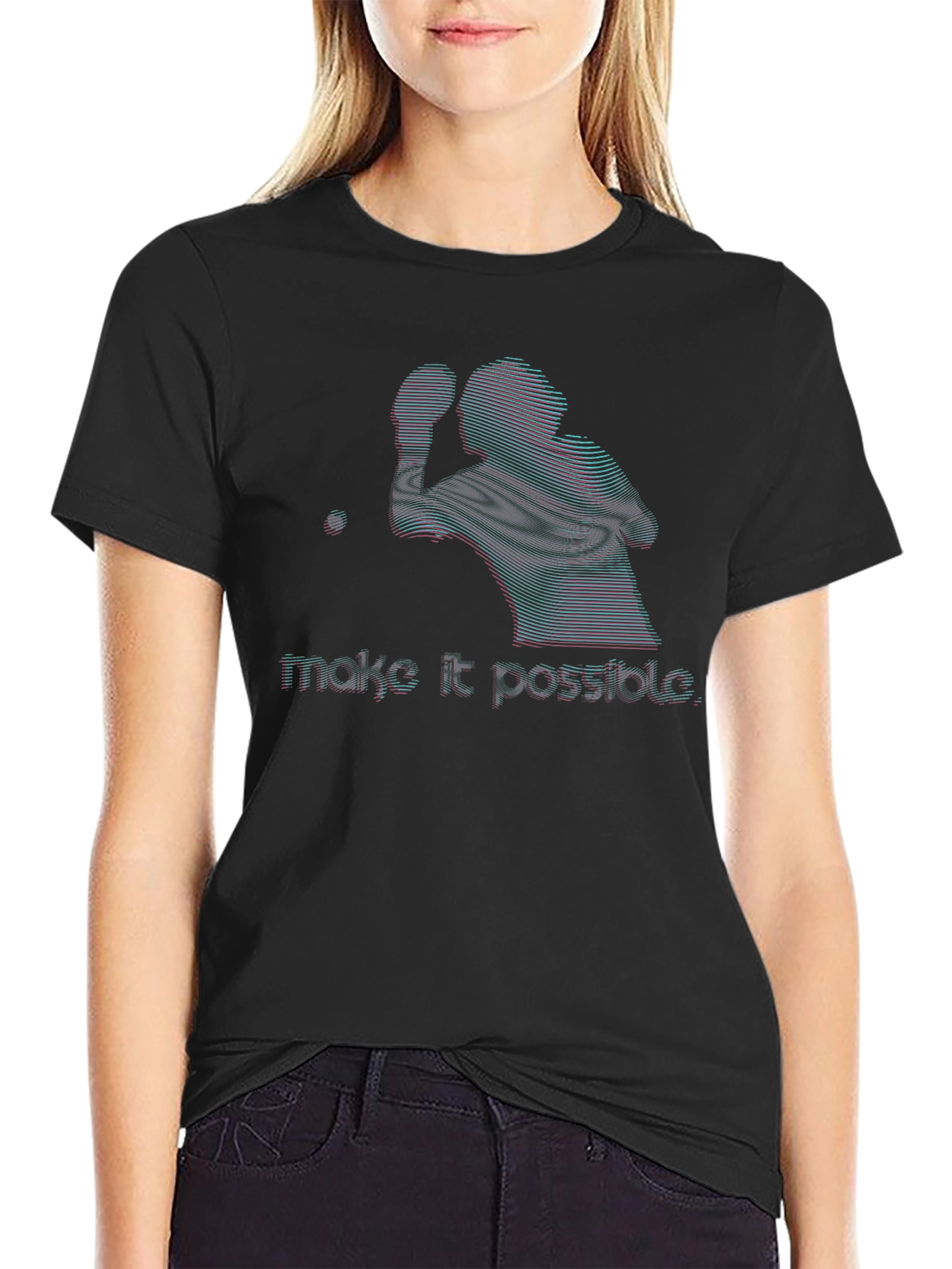 Make it Possible Table Tennis Graphic T-Shirt