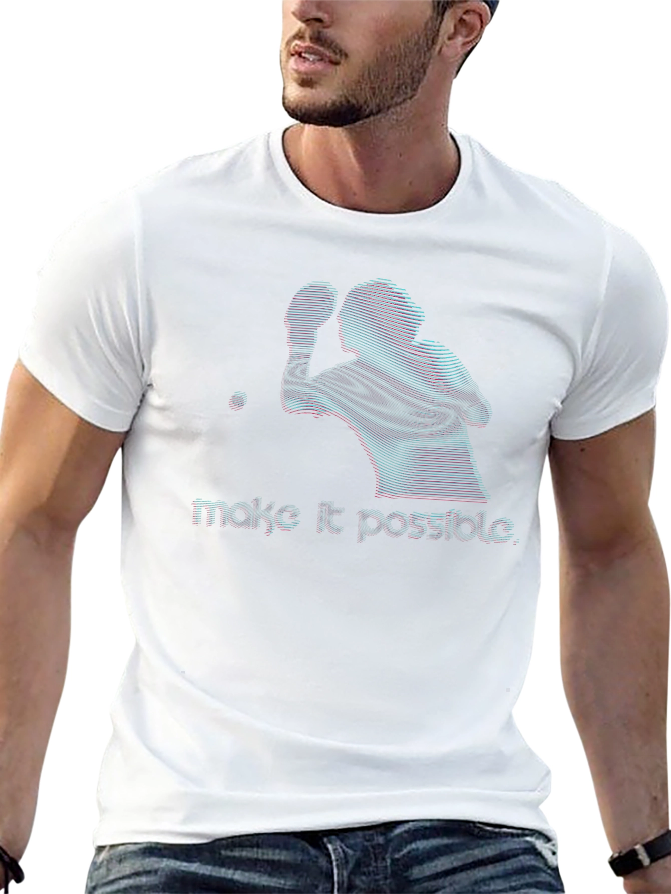 Make it Possible Table Tennis Graphic T-Shirt