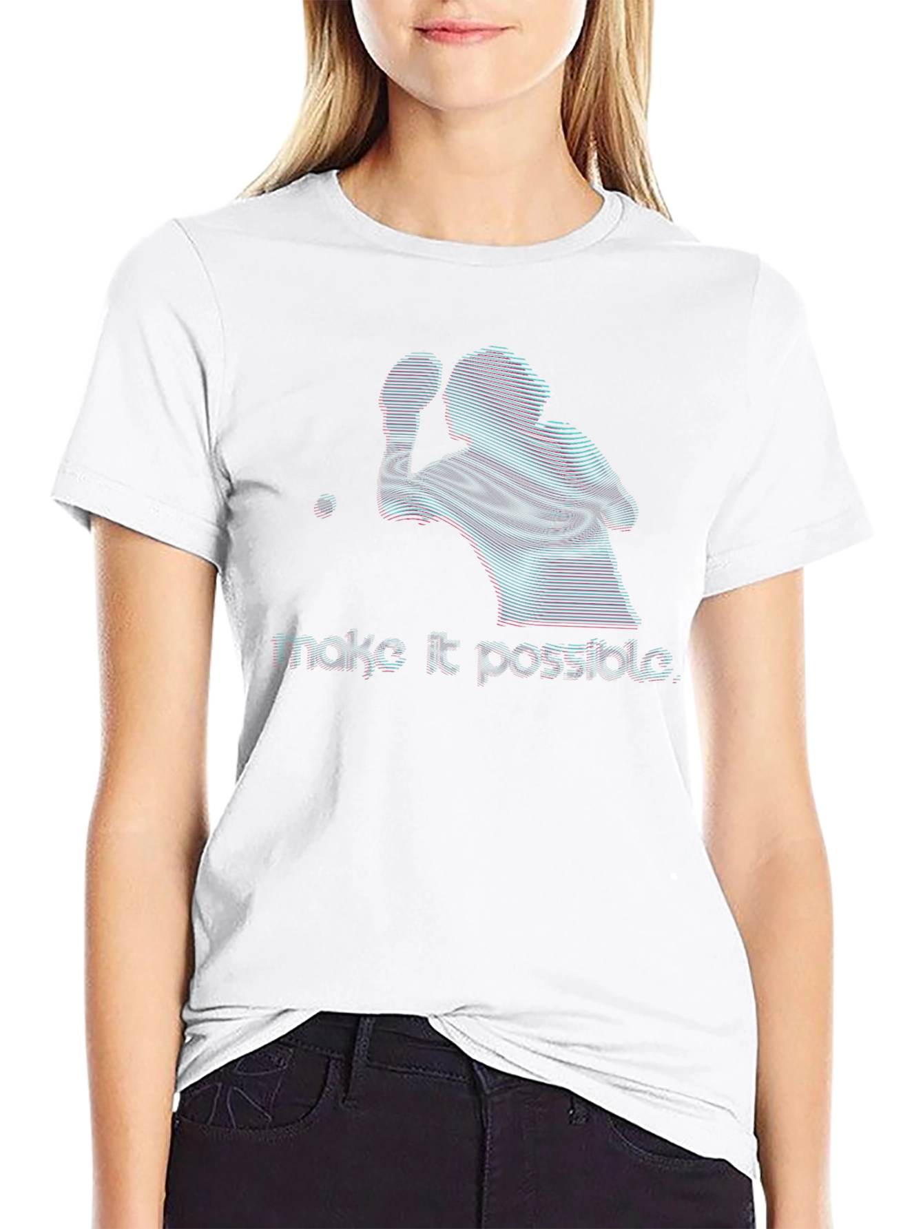 Make it Possible Table Tennis Graphic T-Shirt
