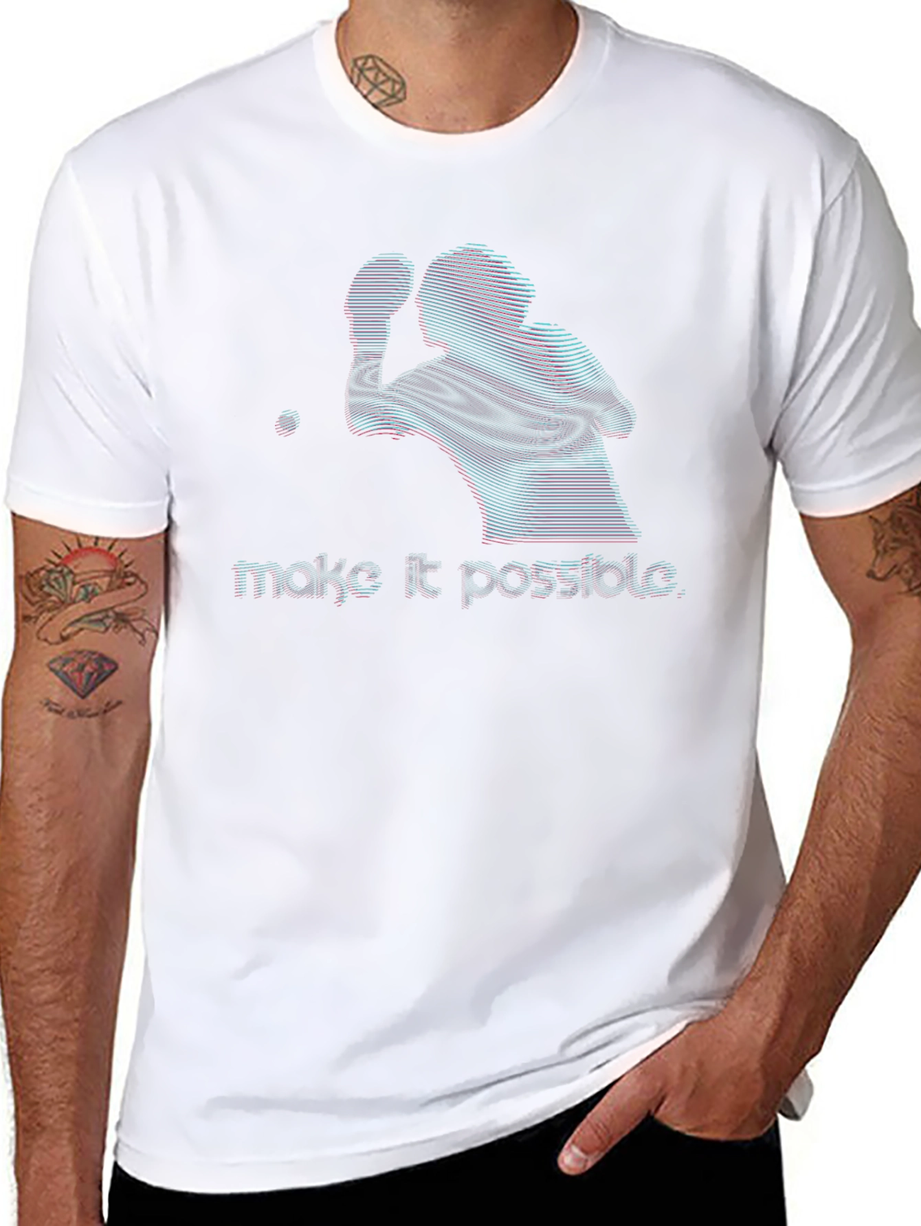 Make it Possible Table Tennis Graphic T-Shirt