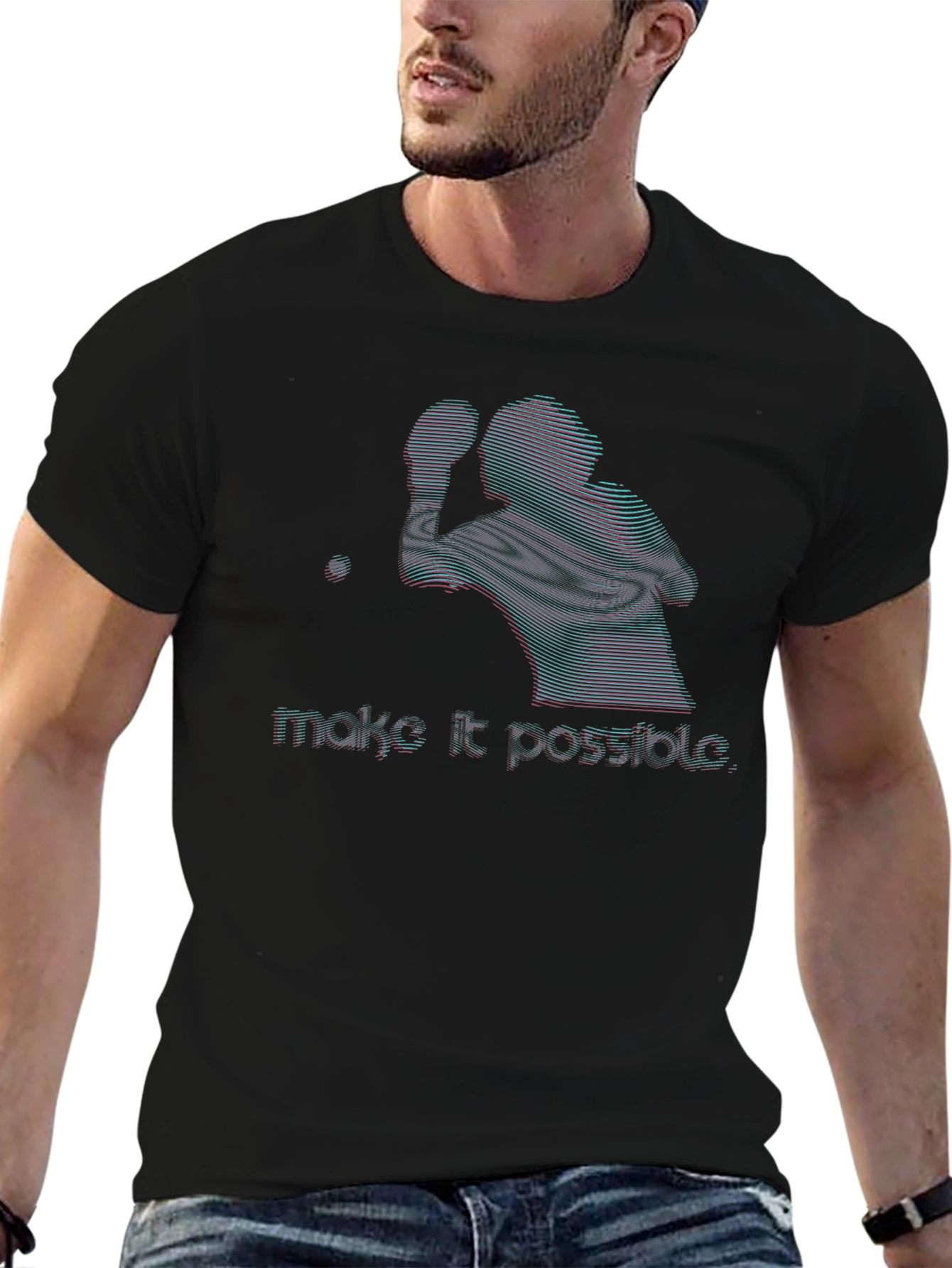 Make it Possible Table Tennis Graphic T-Shirt