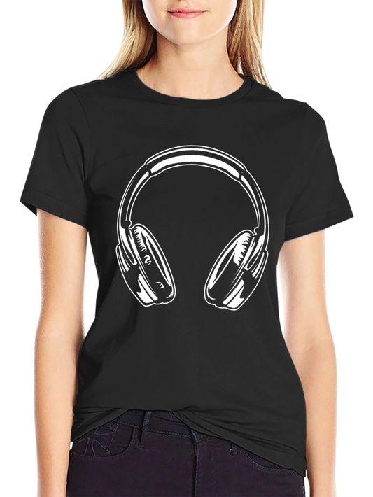 Cool Headphones Graphic Tee - Stylish Music Lover Shirt