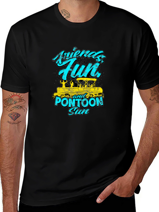 Friends Fun Pontoon Sun Graphic Tee