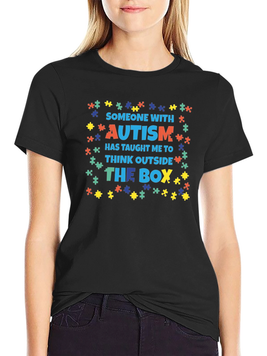 Autism Awareness T-Shirt - Think Outside The Box