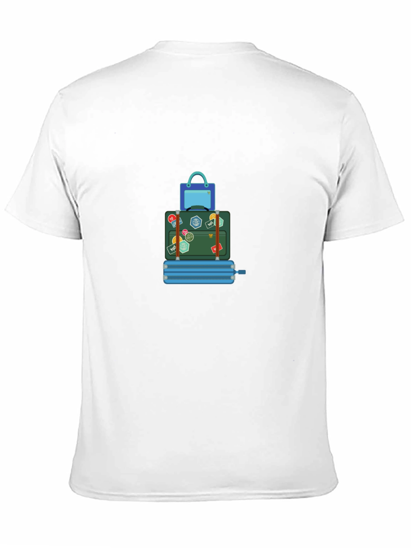 Travel Stack Graphic T-Shirt - Black