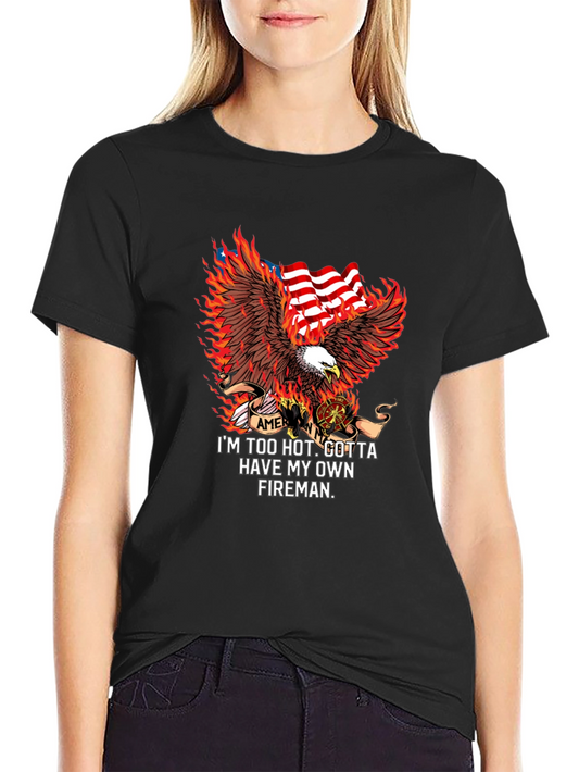 Fiery Fireman Graphic Tee