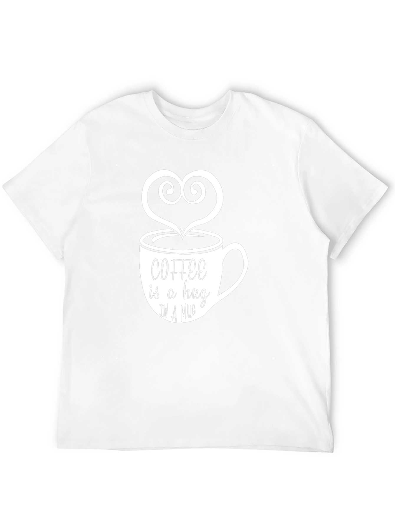 Coffee is a Hug T-Shirt - Unisex Black Tee