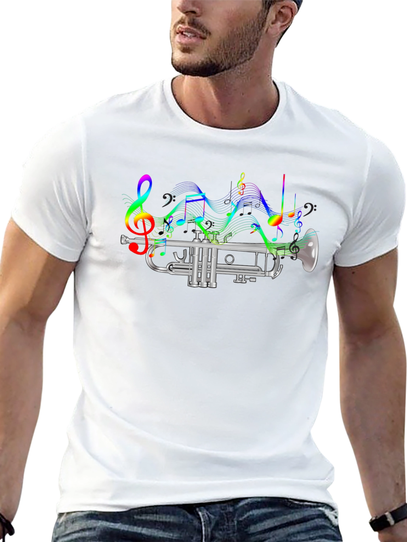Musical Trumpet Graphic Tee