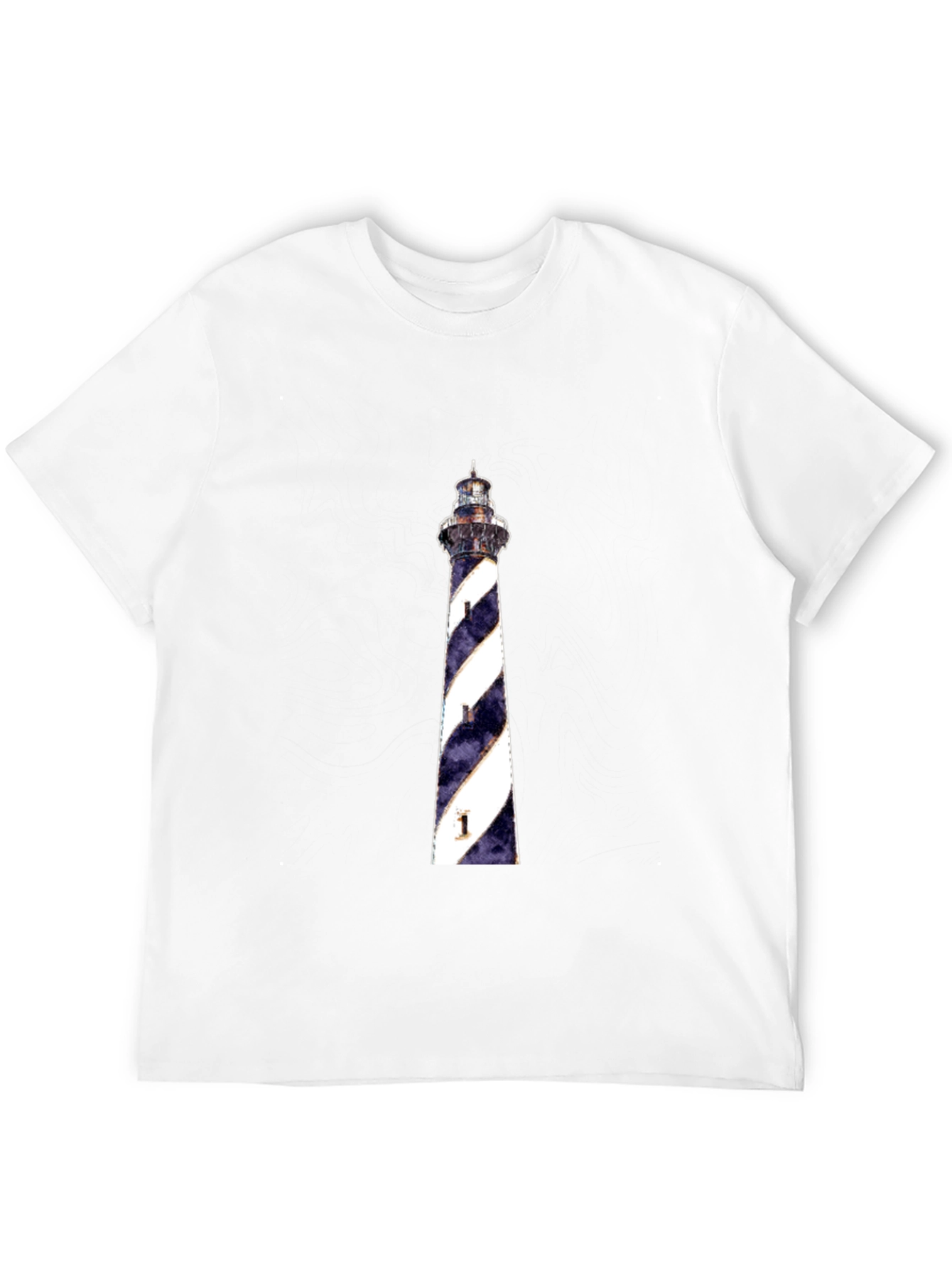 Lighthouse Graphic Tee - Black Cotton