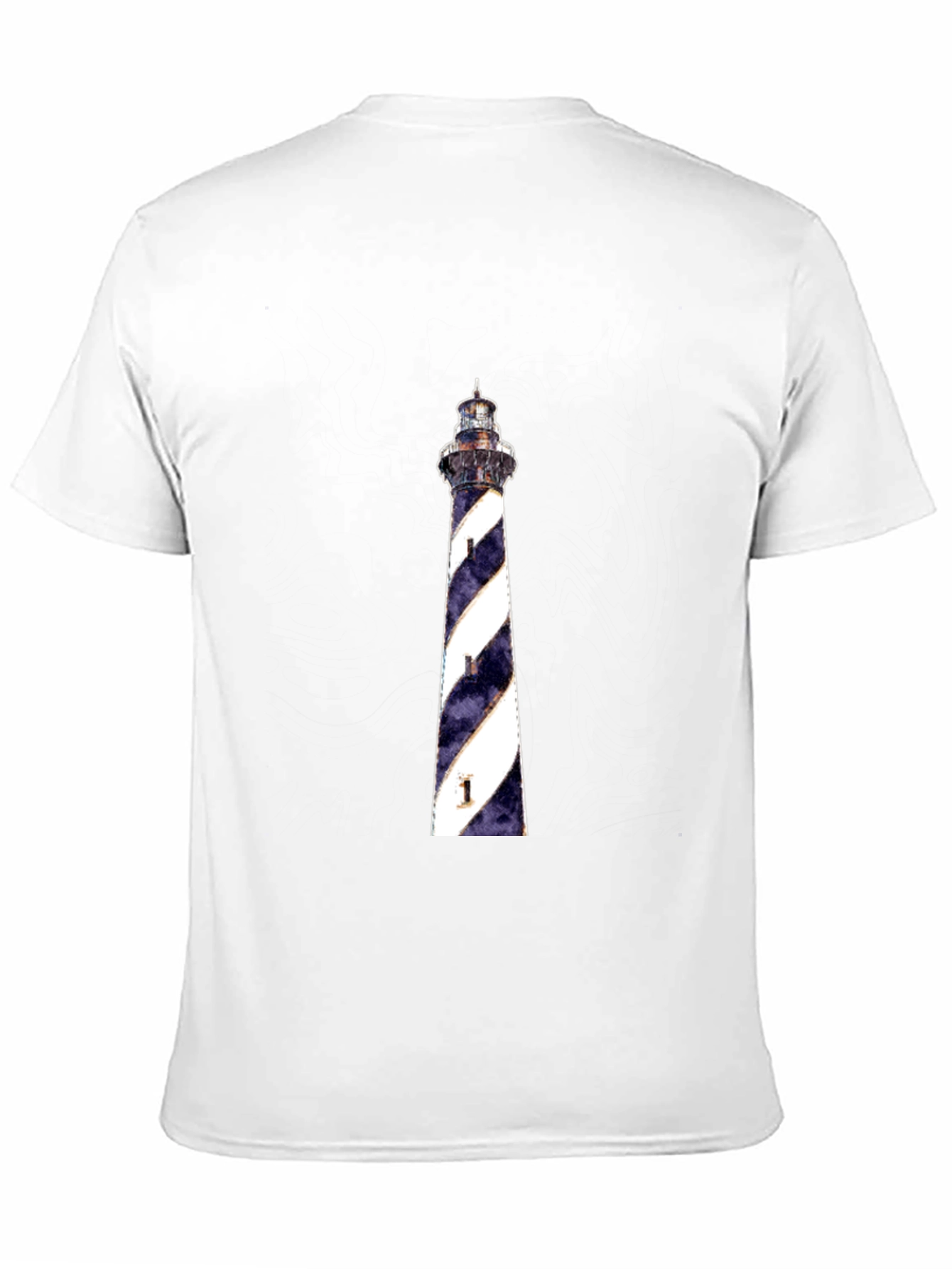 Lighthouse Graphic Tee - Black Cotton