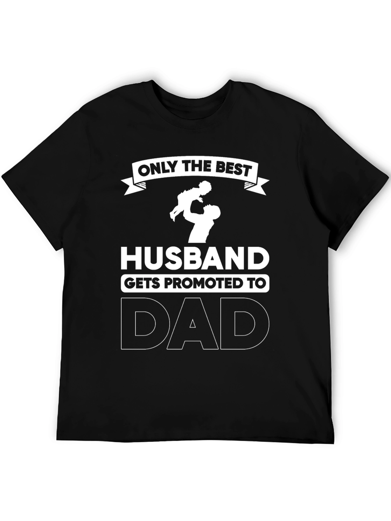 Best Husband Promoted to Dad Graphic Tee