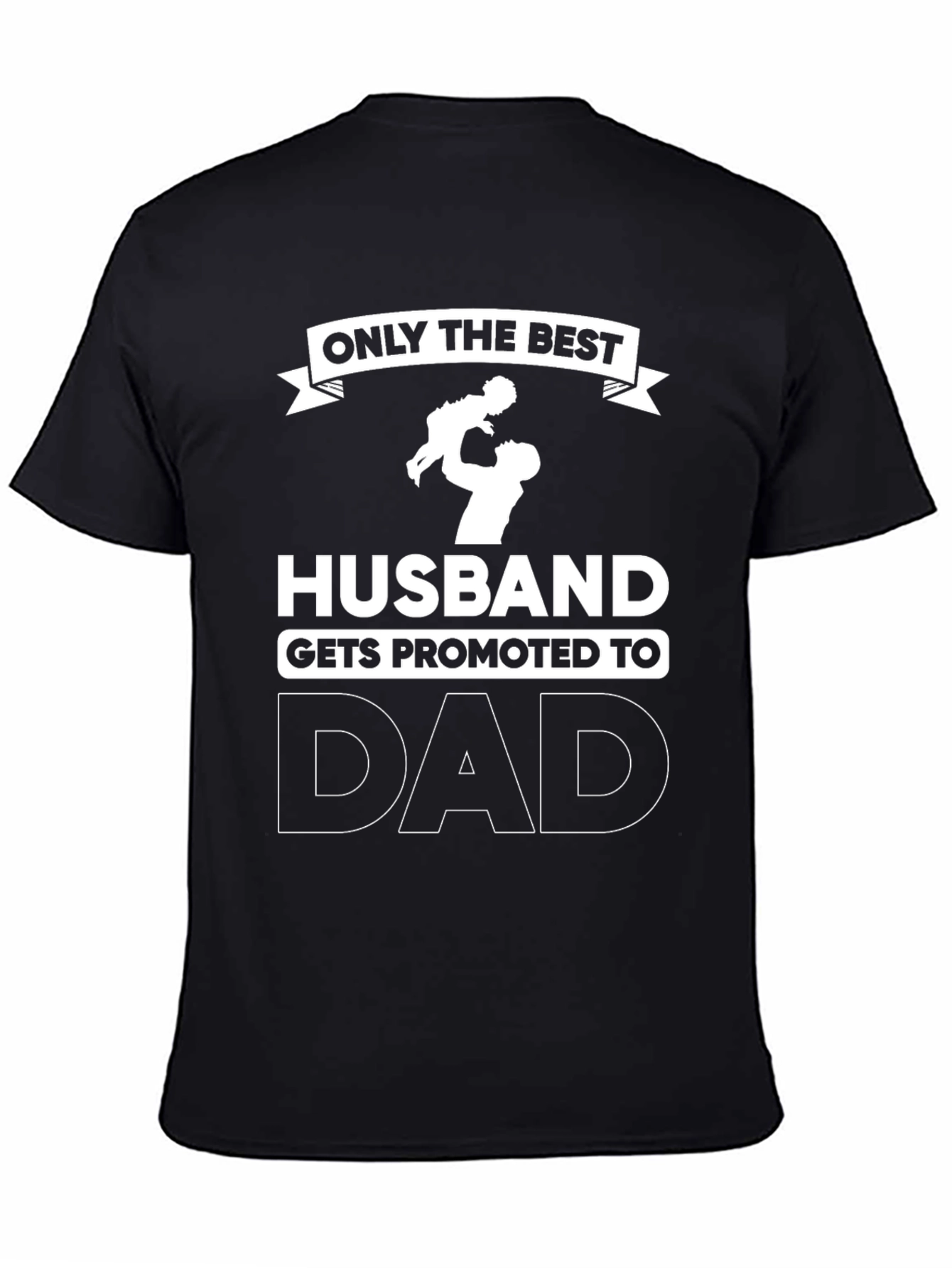 Best Husband Promoted to Dad Graphic Tee