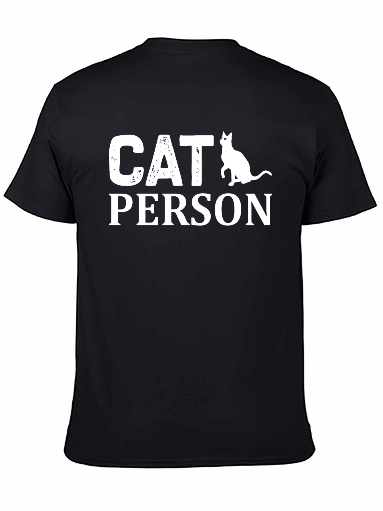 Cat Person Graphic T-Shirt - Funny Novelty Tee