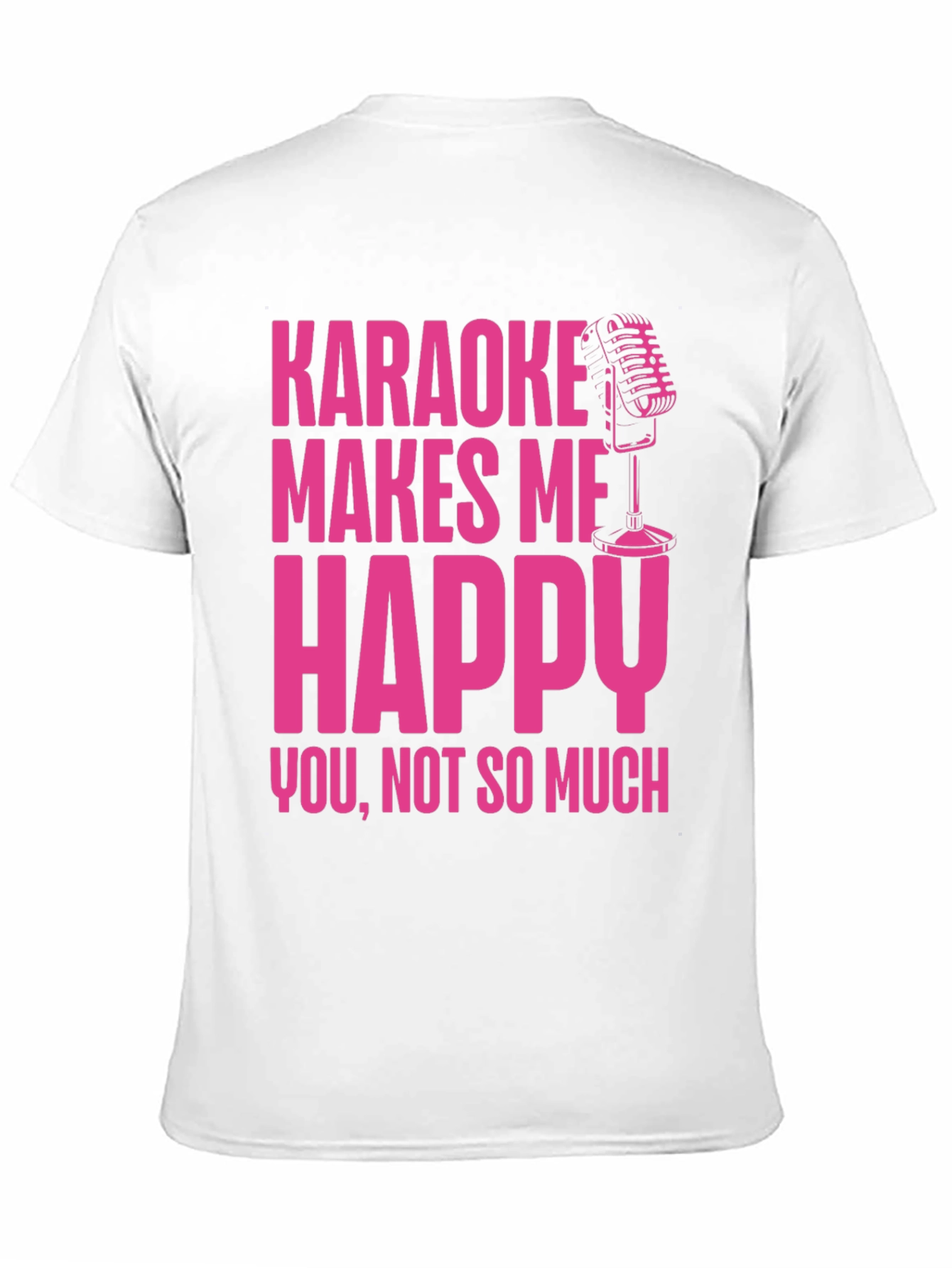 Karaoke Makes Me Happy Graphic T-Shirt