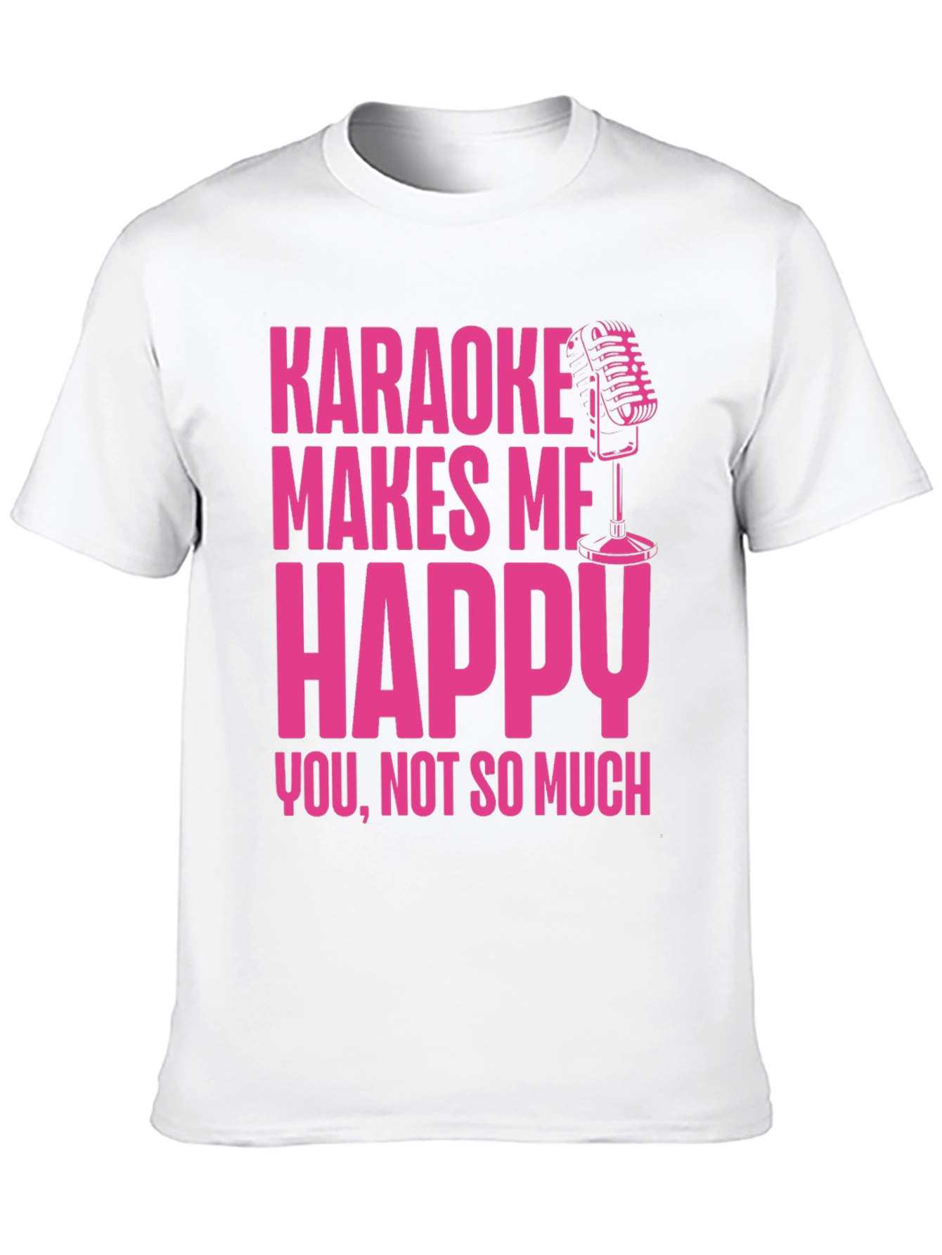 Karaoke Makes Me Happy Graphic T-Shirt