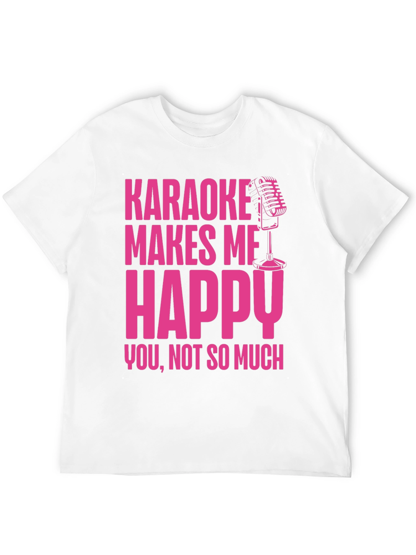 Karaoke Makes Me Happy Graphic T-Shirt