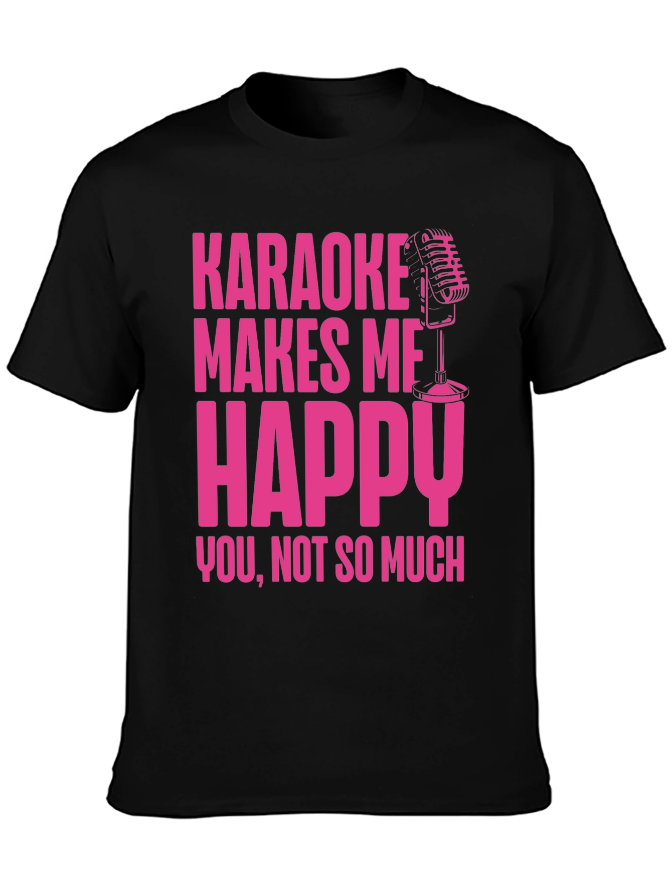 Karaoke Makes Me Happy Graphic T-Shirt