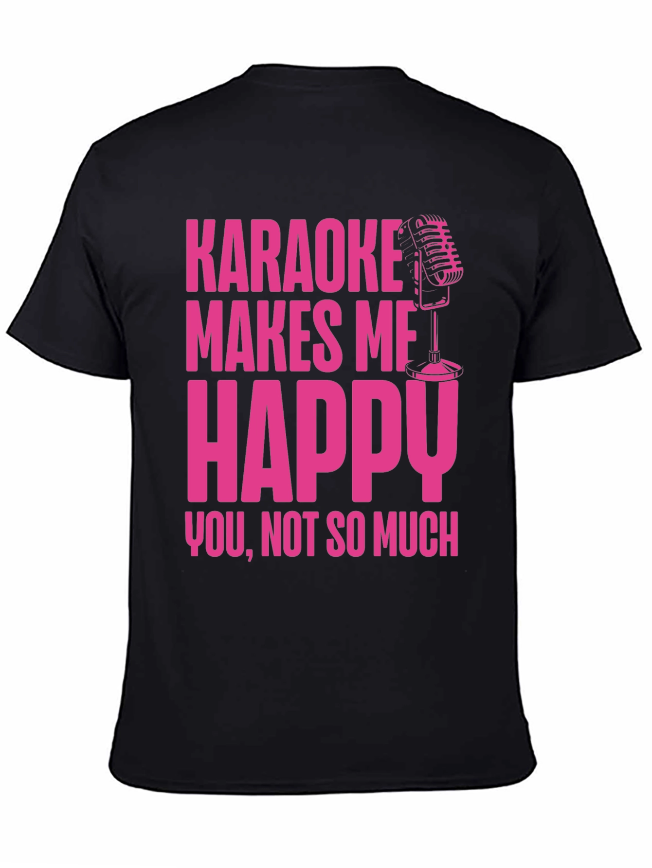 Karaoke Makes Me Happy Graphic T-Shirt