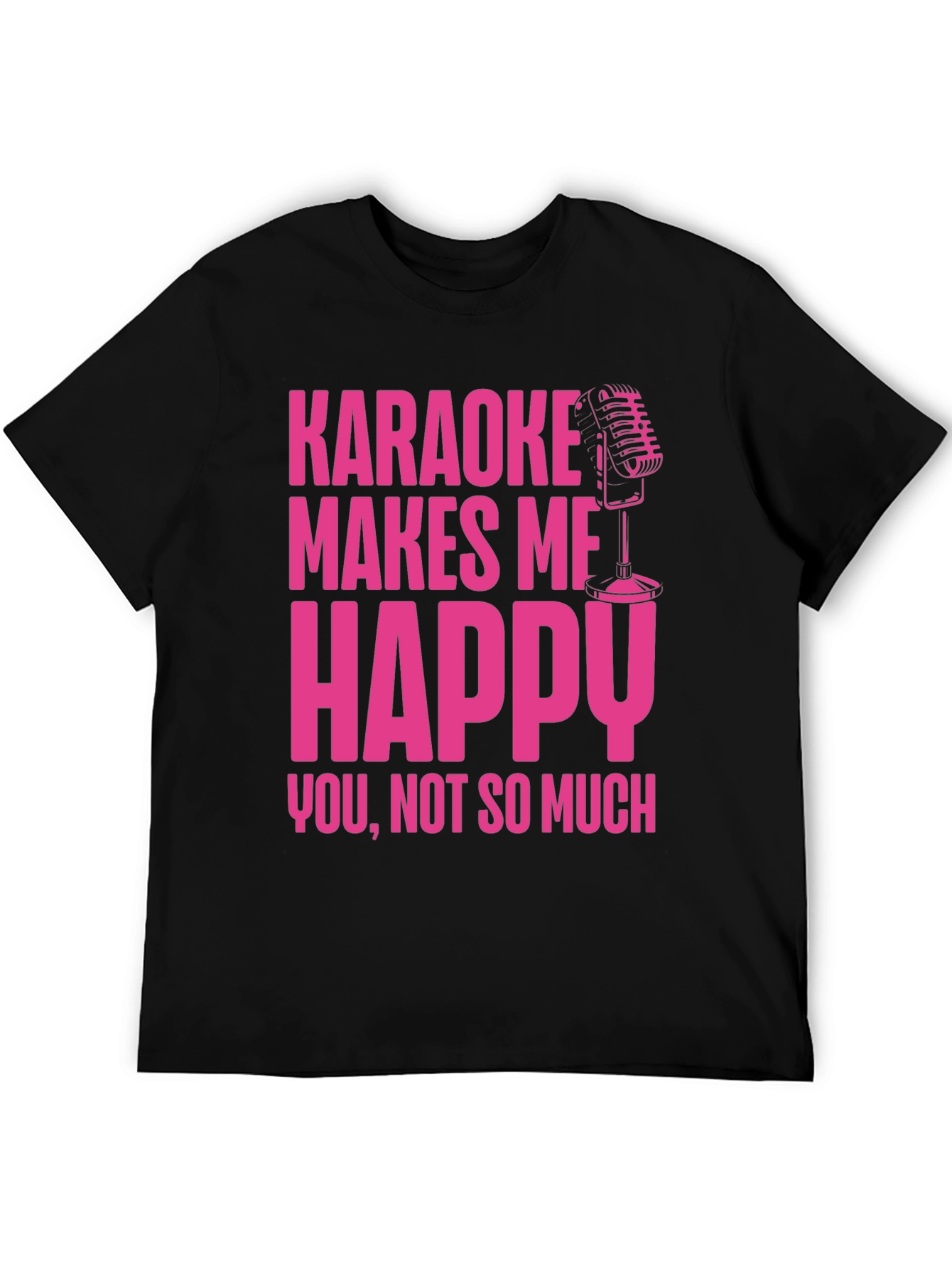 Karaoke Makes Me Happy Graphic T-Shirt