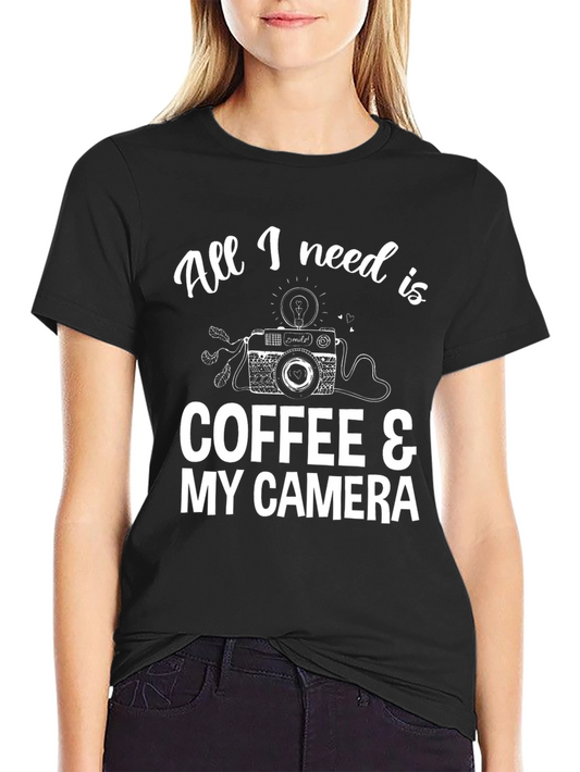 Coffee & Camera Graphic Tee - Photographers Essential