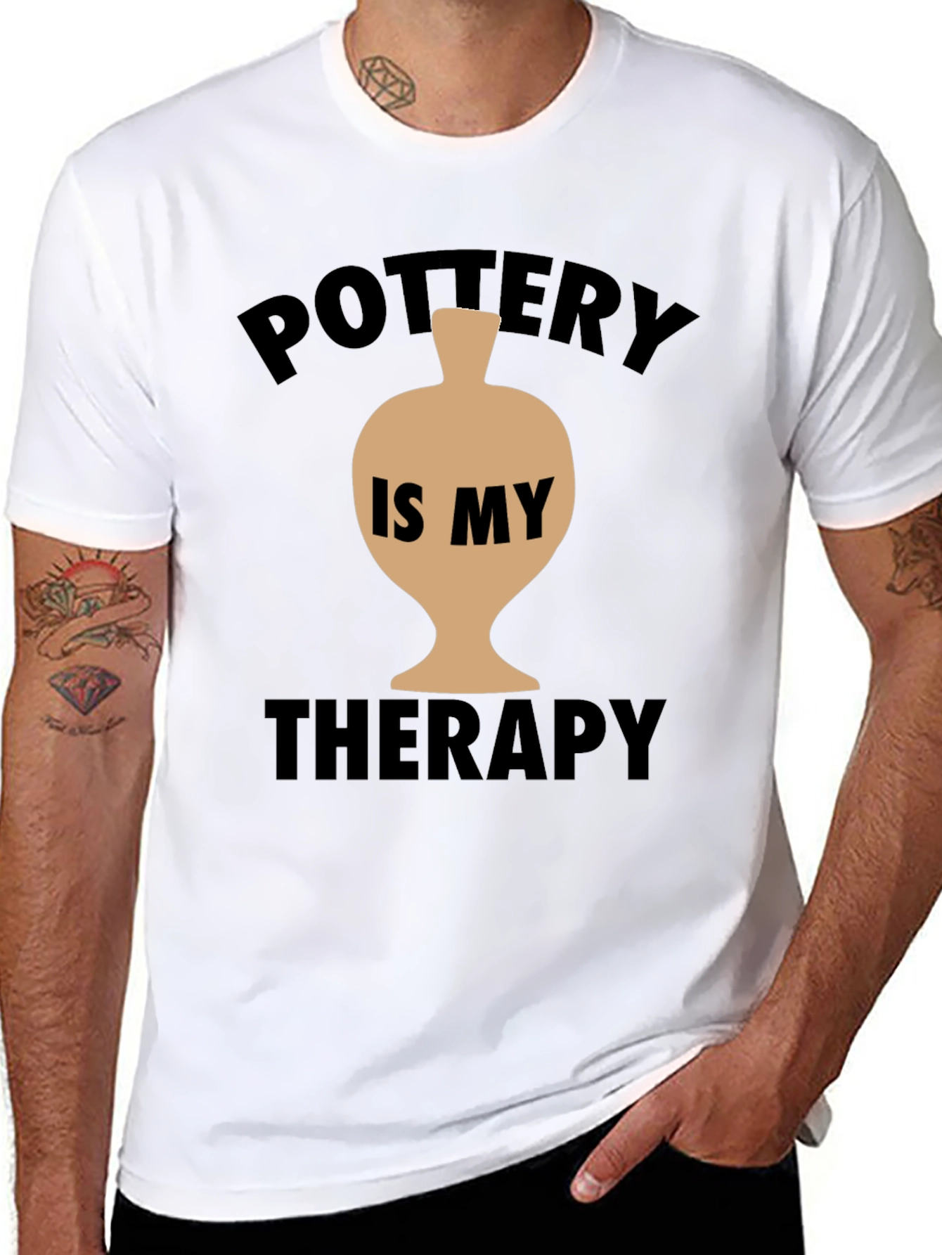 Pottery is My Therapy T-Shirt