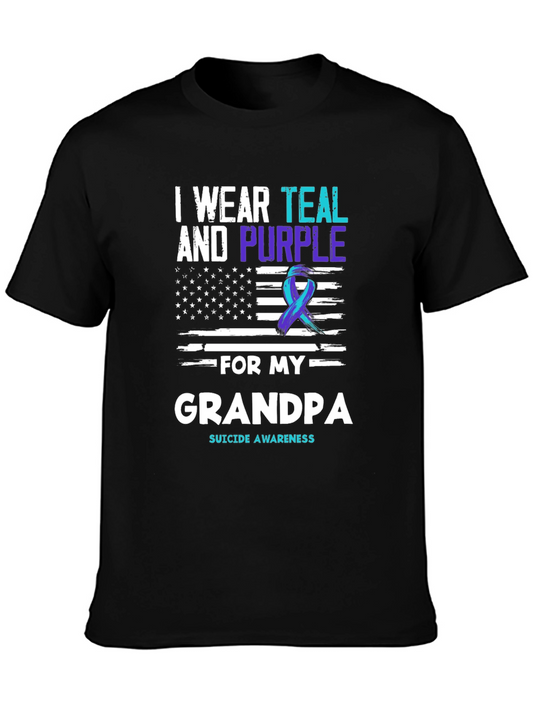 Teal & Purple Suicide Awareness T-Shirt