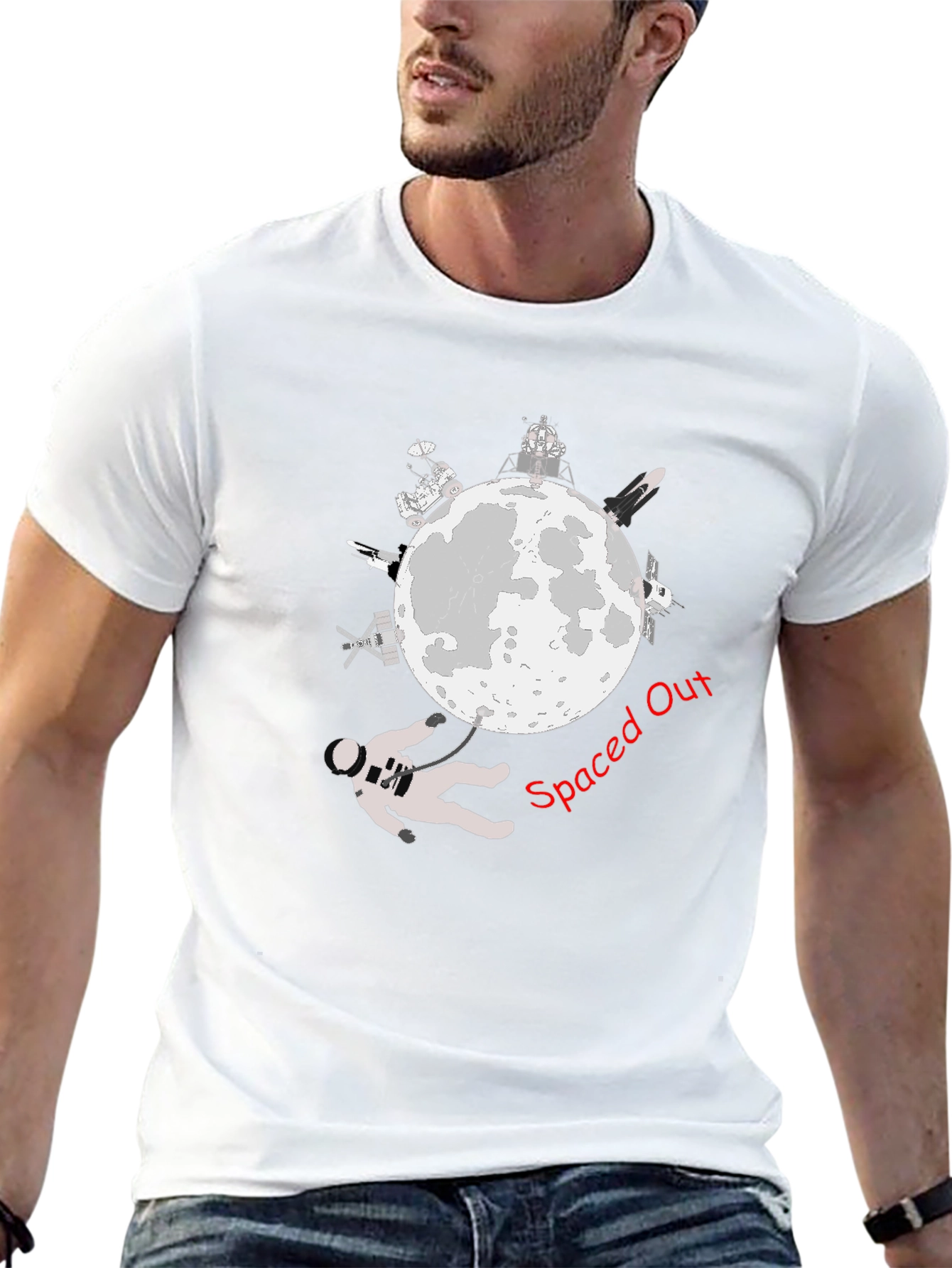 Spaced Out T-Shirt - Astronaut Design