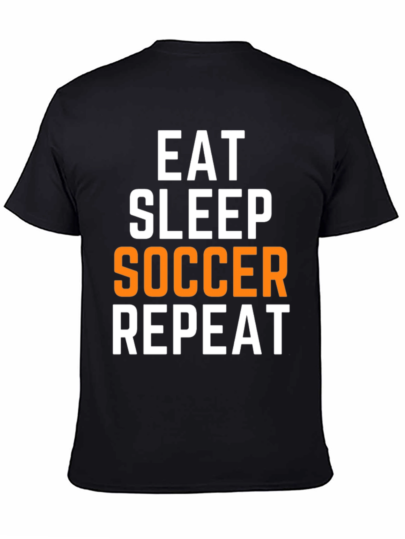 Eat Sleep Soccer Repeat Graphic T-Shirt