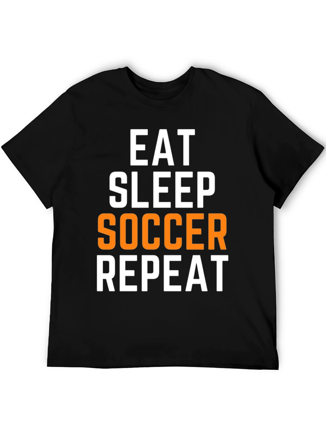 Eat Sleep Soccer Repeat Graphic T-Shirt