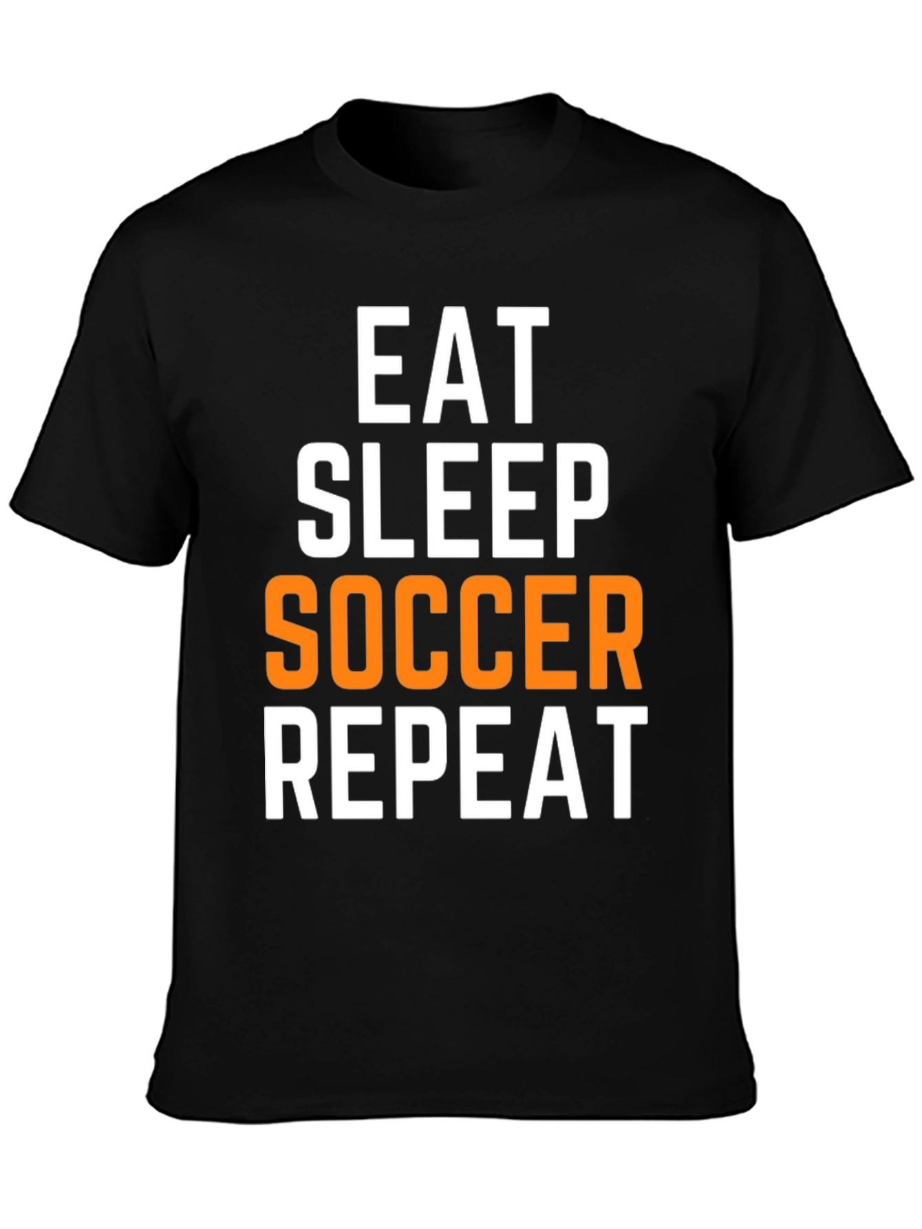 Eat Sleep Soccer Repeat Graphic T-Shirt