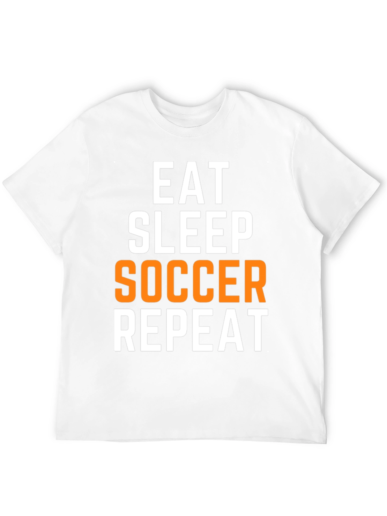 Eat Sleep Soccer Repeat Graphic T-Shirt