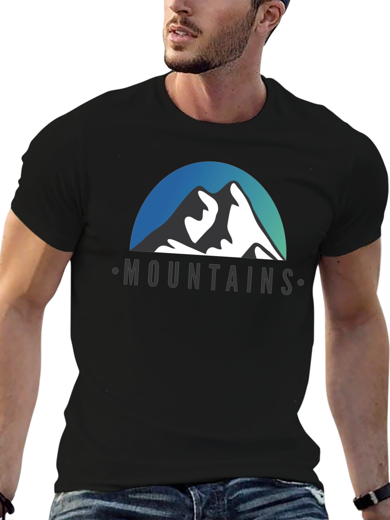 Mountains Graphic Tee - Stylish Adventure T-Shirt