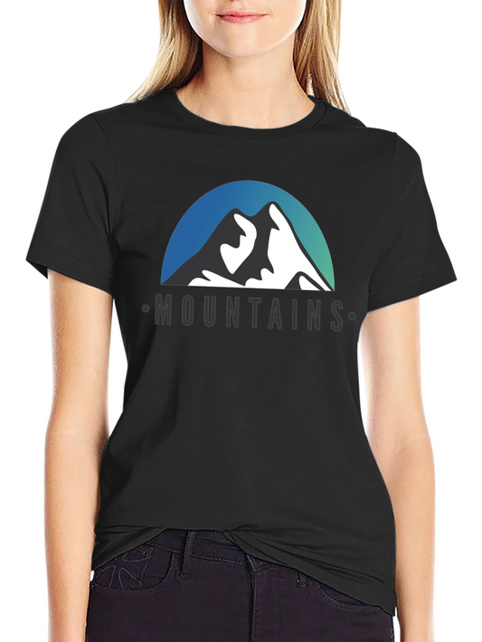 Mountains Graphic Tee - Stylish Adventure T-Shirt