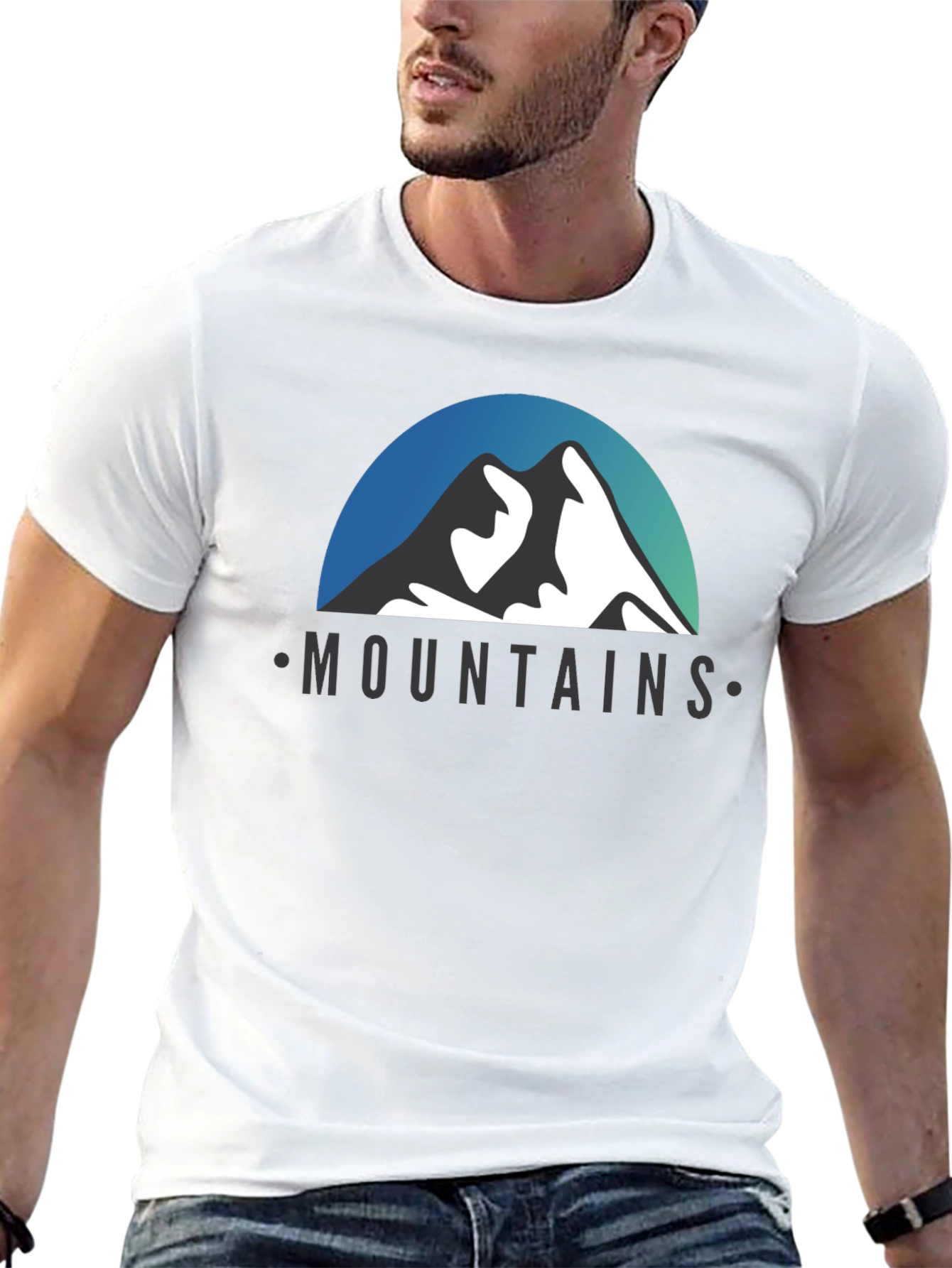 Mountains Graphic Tee - Stylish Adventure T-Shirt