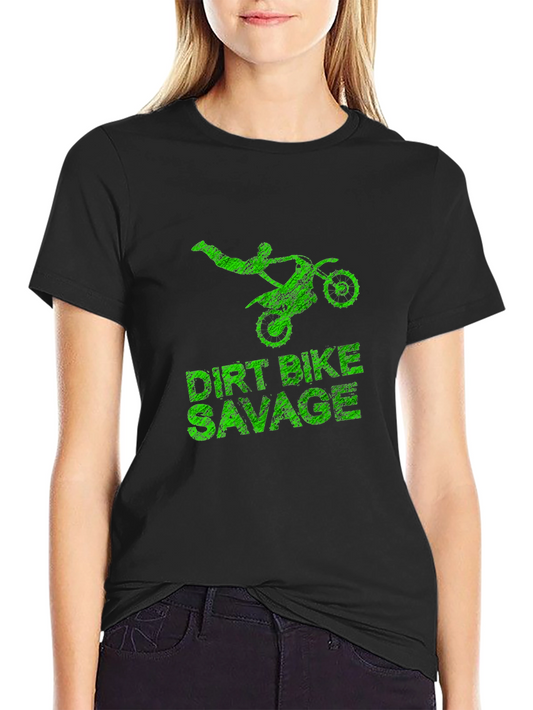 Dirt Bike Savage Graphic T-Shirt