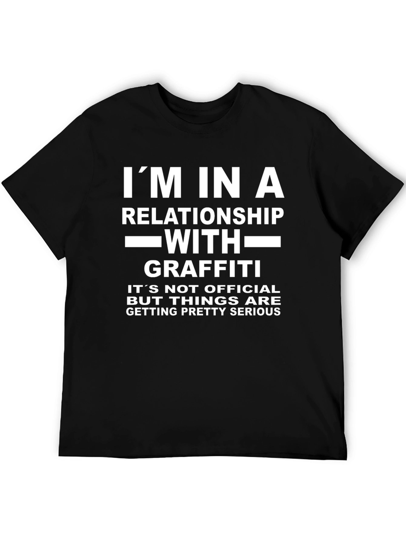 Relationship With Graffiti T-Shirt Funny Slogan Tee