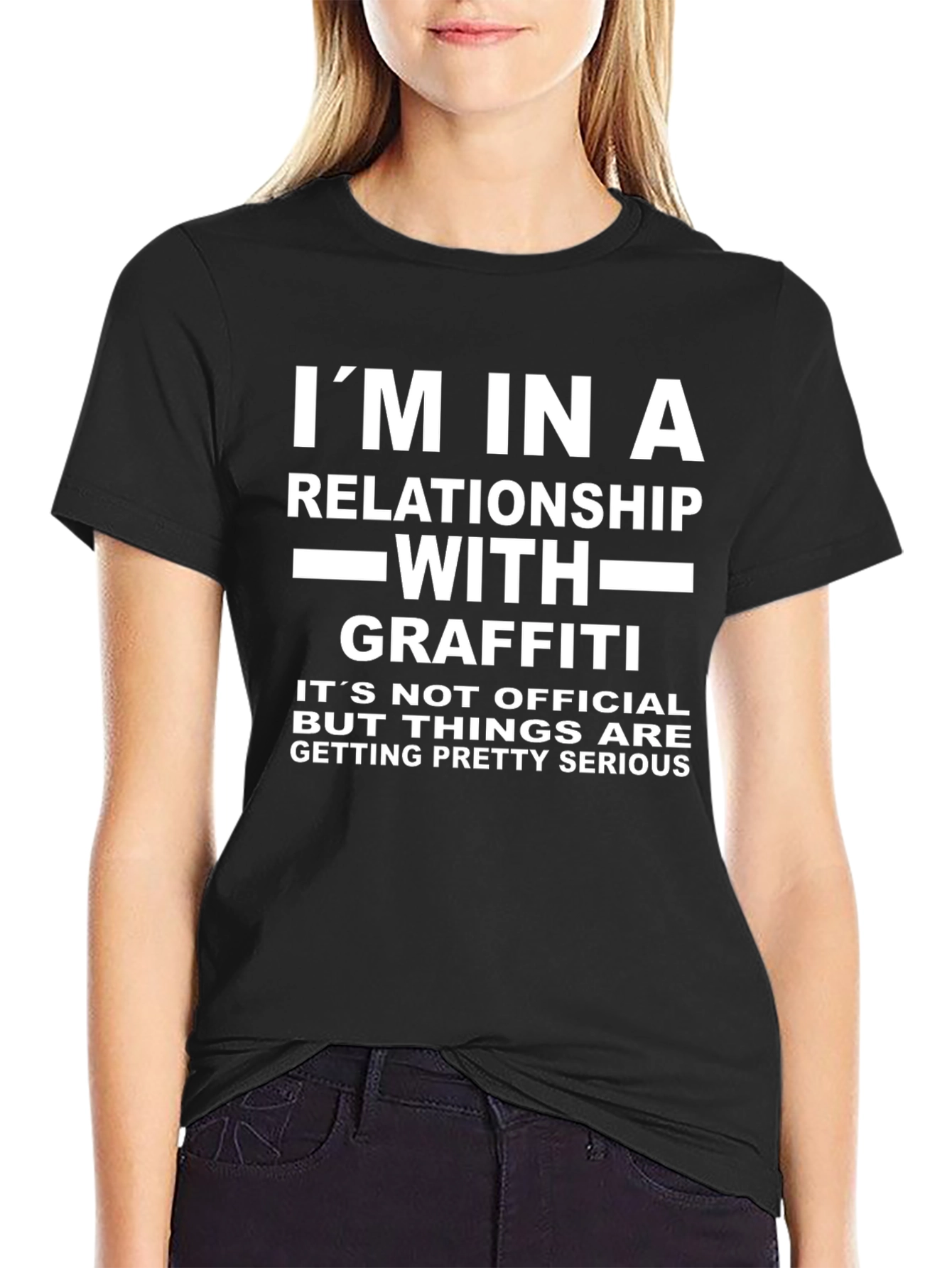 Relationship With Graffiti T-Shirt Funny Slogan Tee