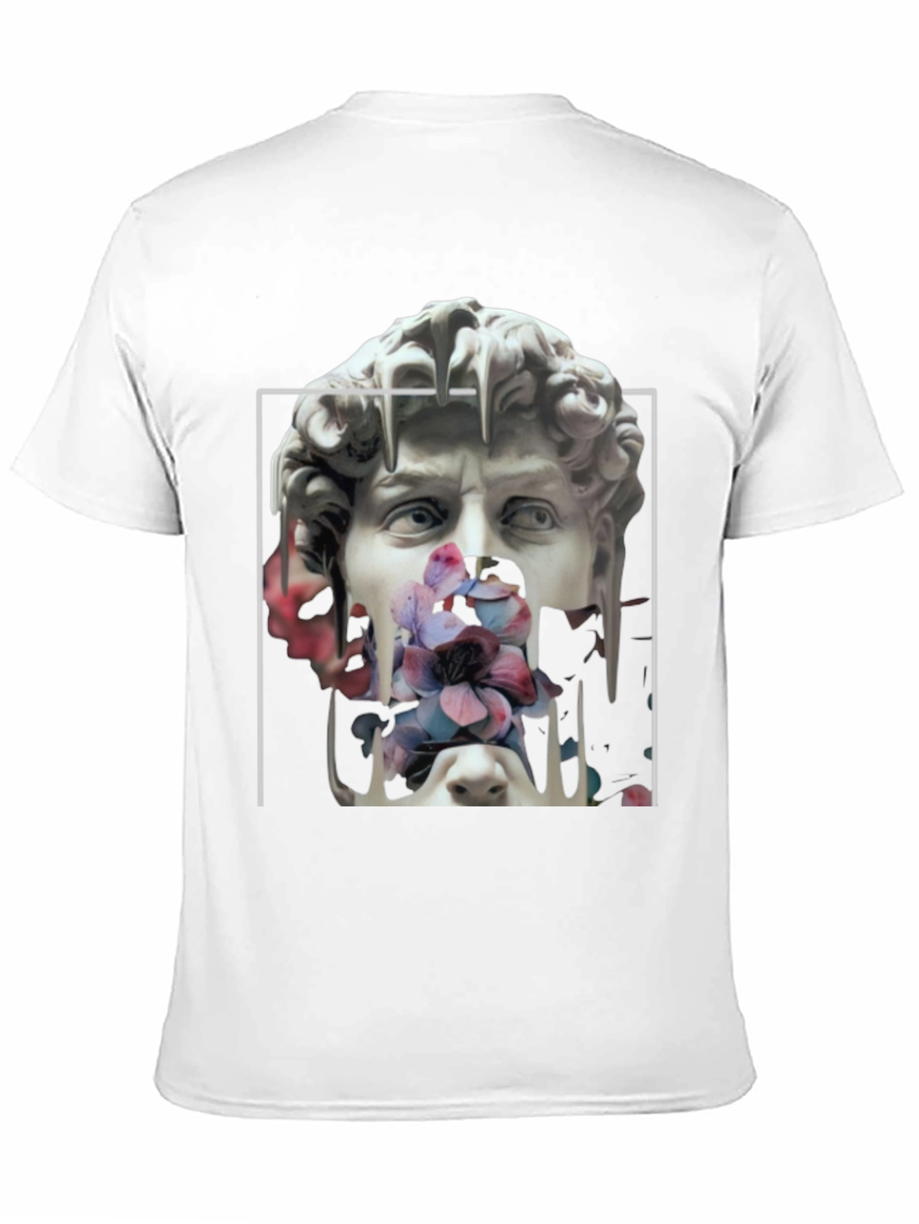 Floral David Sculpture Graphic Tee
