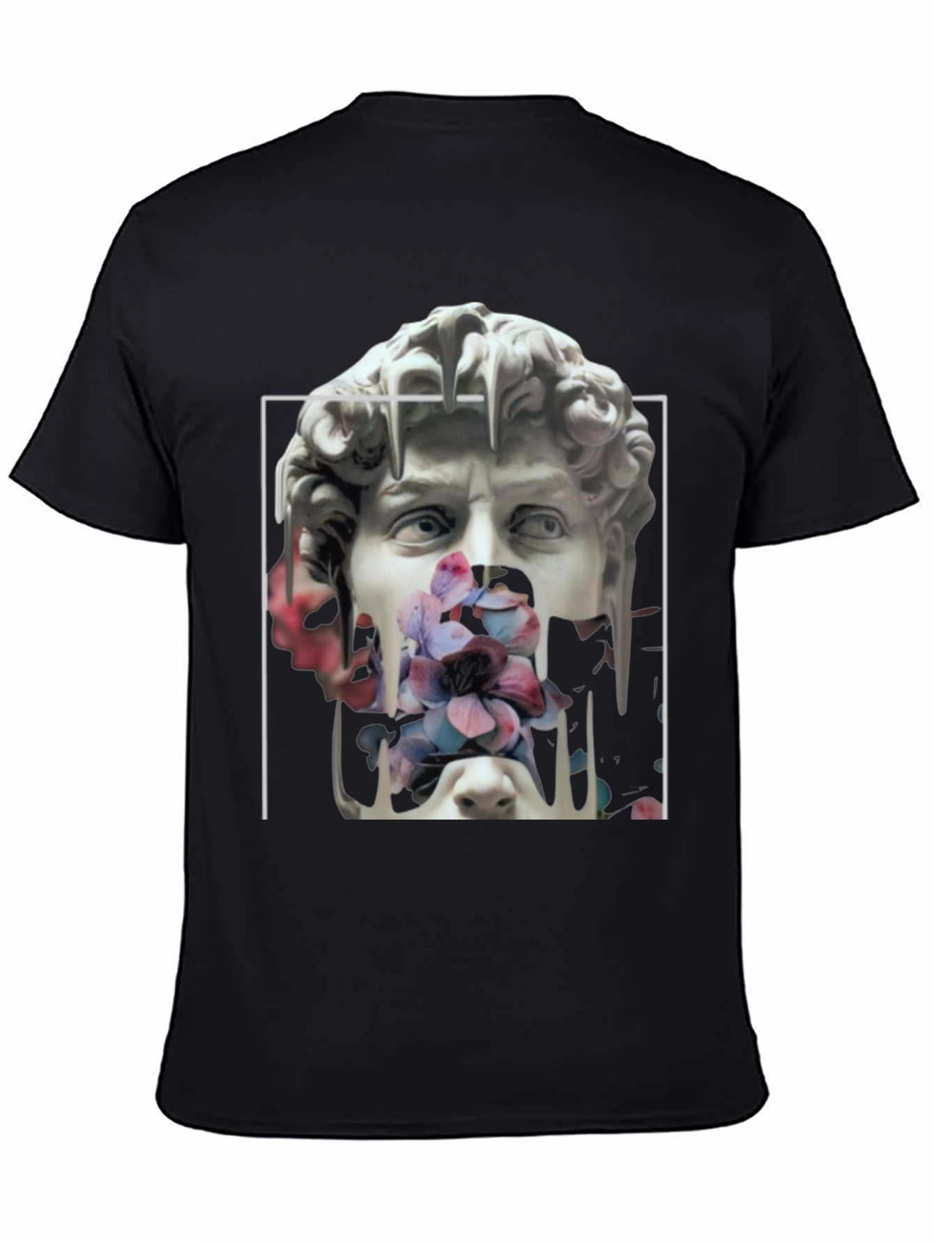 Floral David Sculpture Graphic Tee