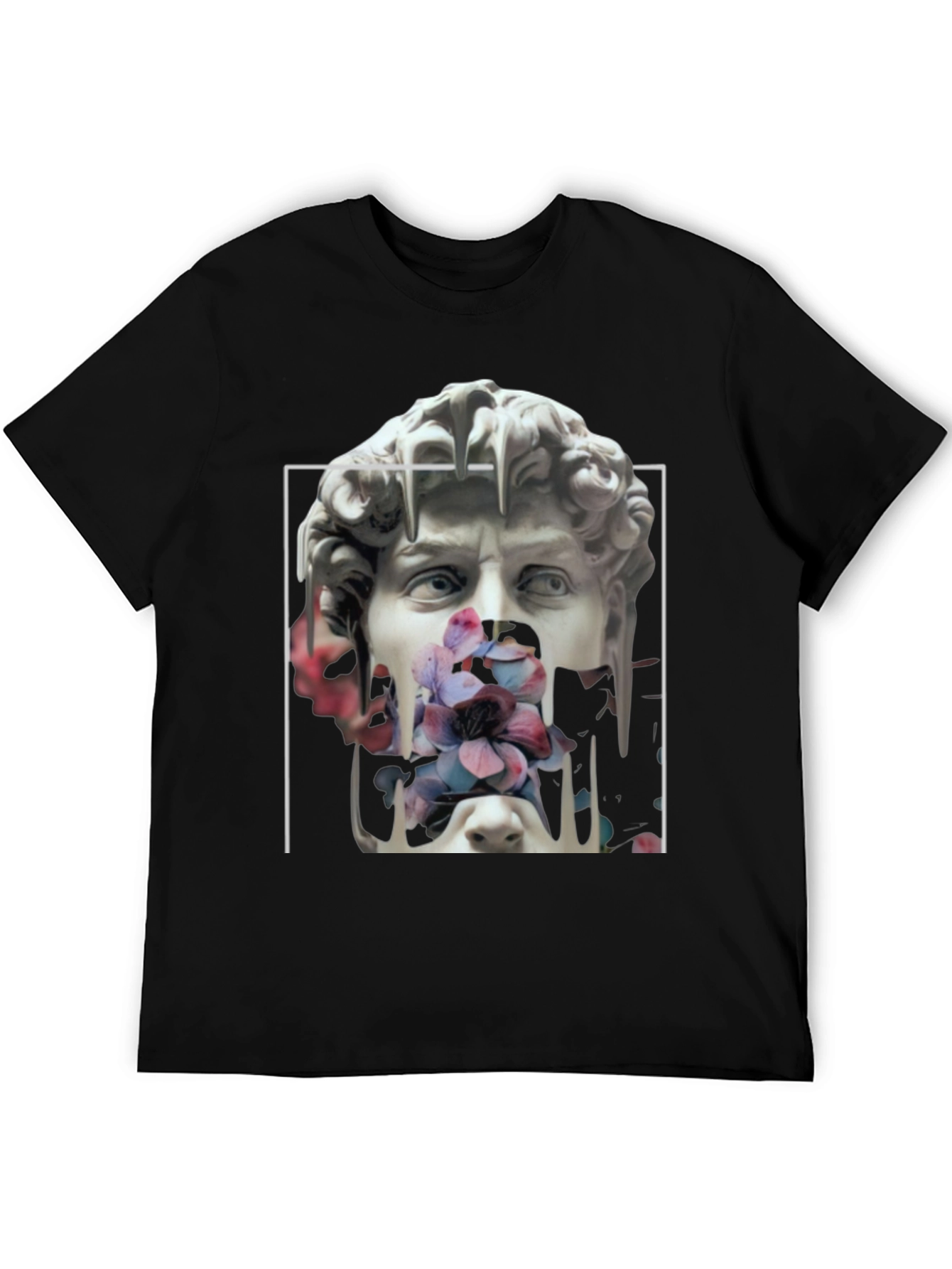 Floral David Sculpture Graphic Tee