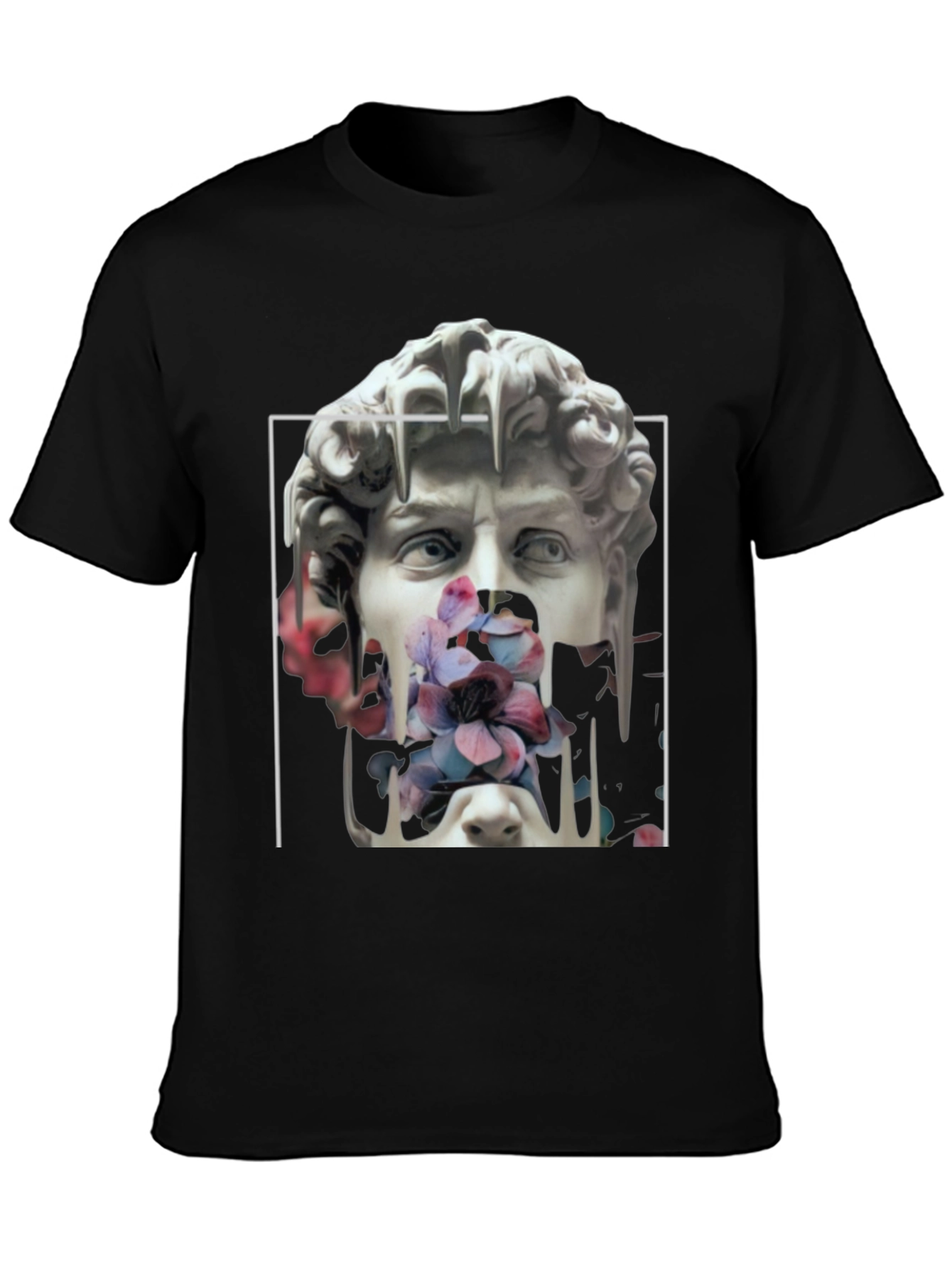 Floral David Sculpture Graphic Tee