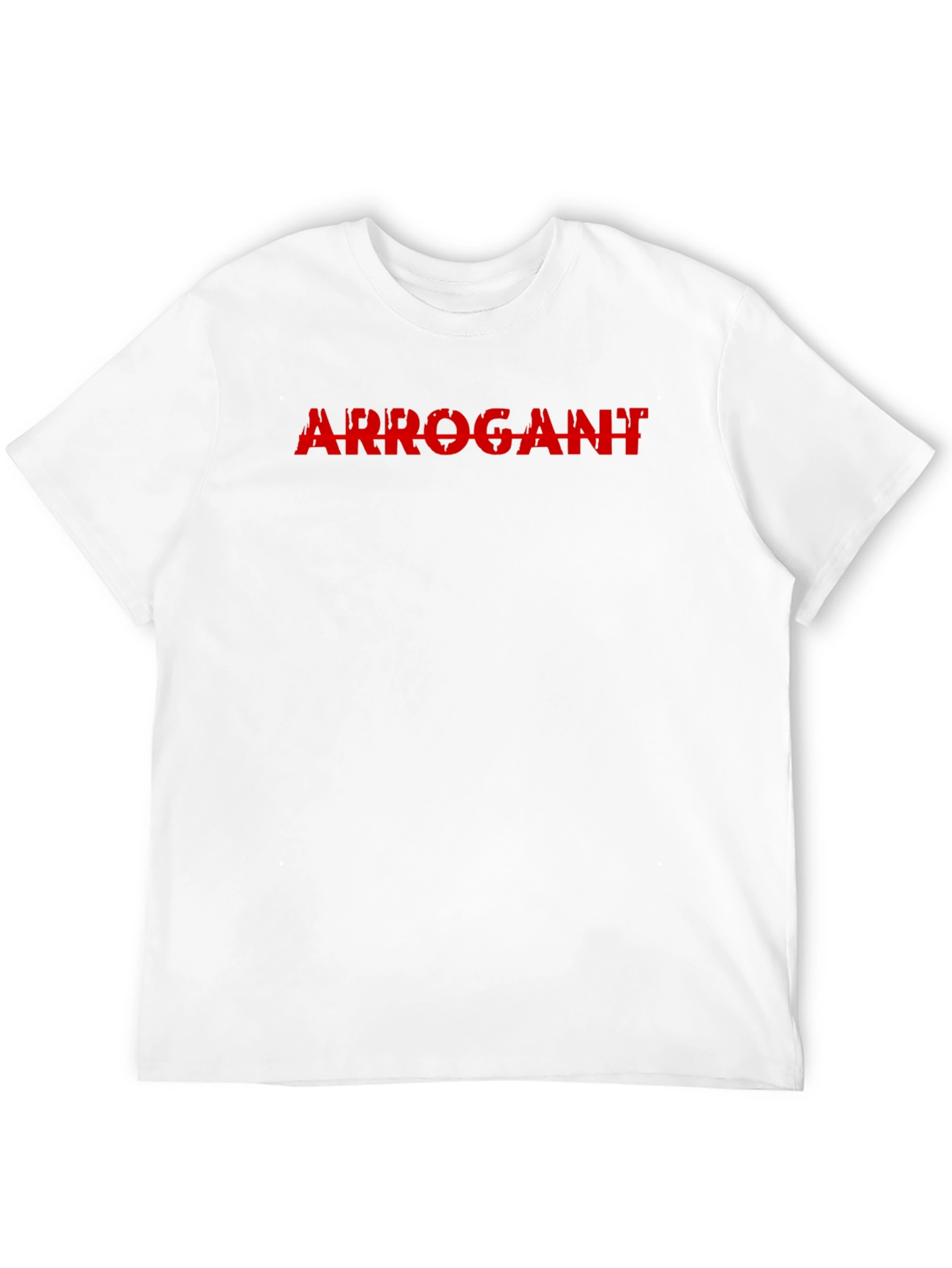 Arrogant Graphic T-Shirt - Bold Statement Tee